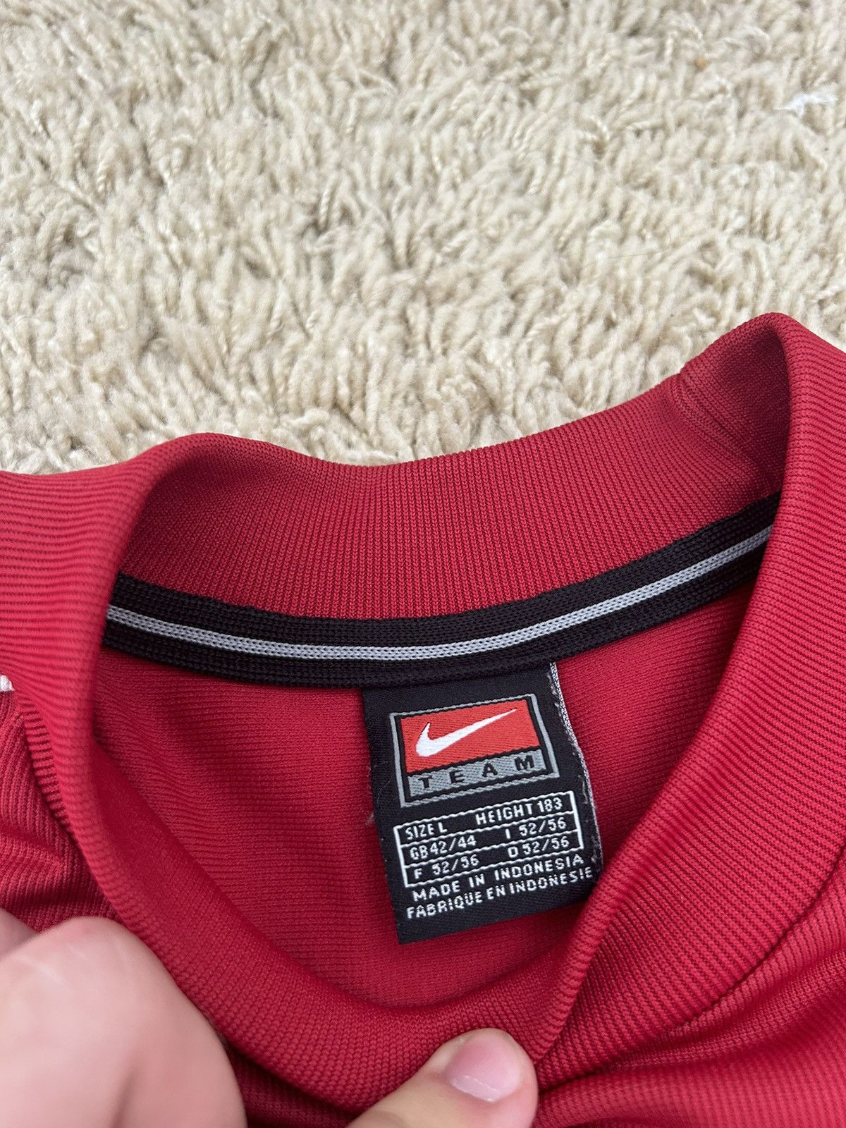 Nike × Vintage Nike team t-shirt Size US L / EU 52-54 / 3 - 4 Thumbnail
