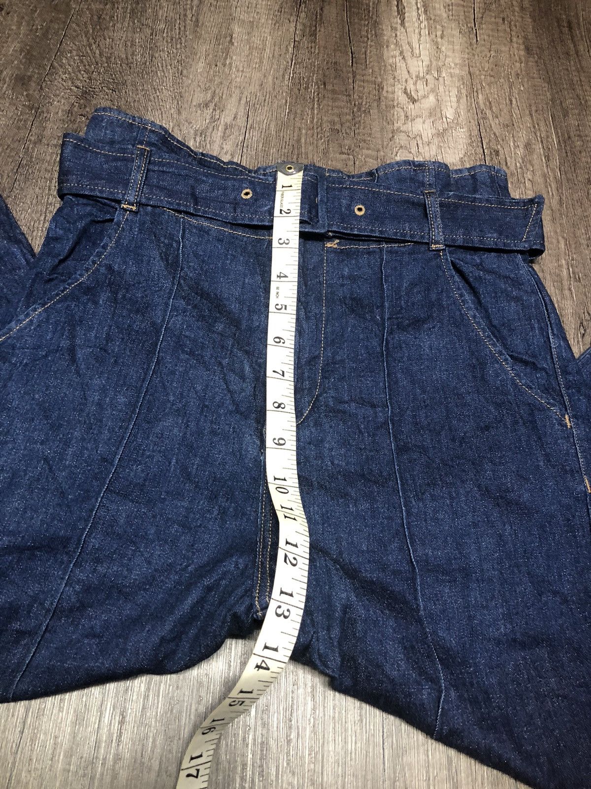 Designer × Japanese Brand Japanese Brand Feroux Onward Kashiyama Co Jeans With Belt Size 28" / US 6 / IT 42 - 7 Thumbnail