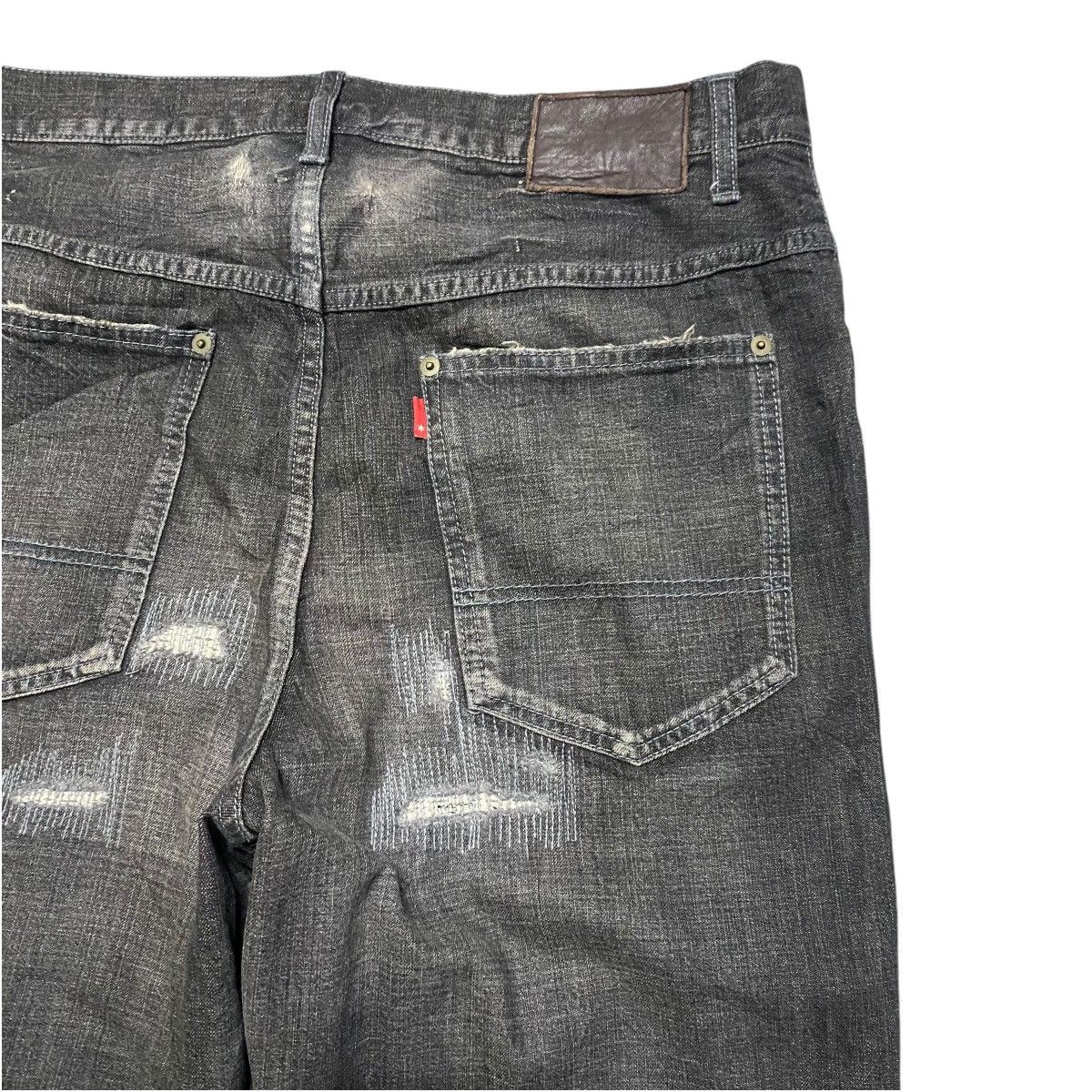 Engineered Garments COOTIE Black Distressed Denim Jeans Size US 36 / EU 52 - 12 Thumbnail