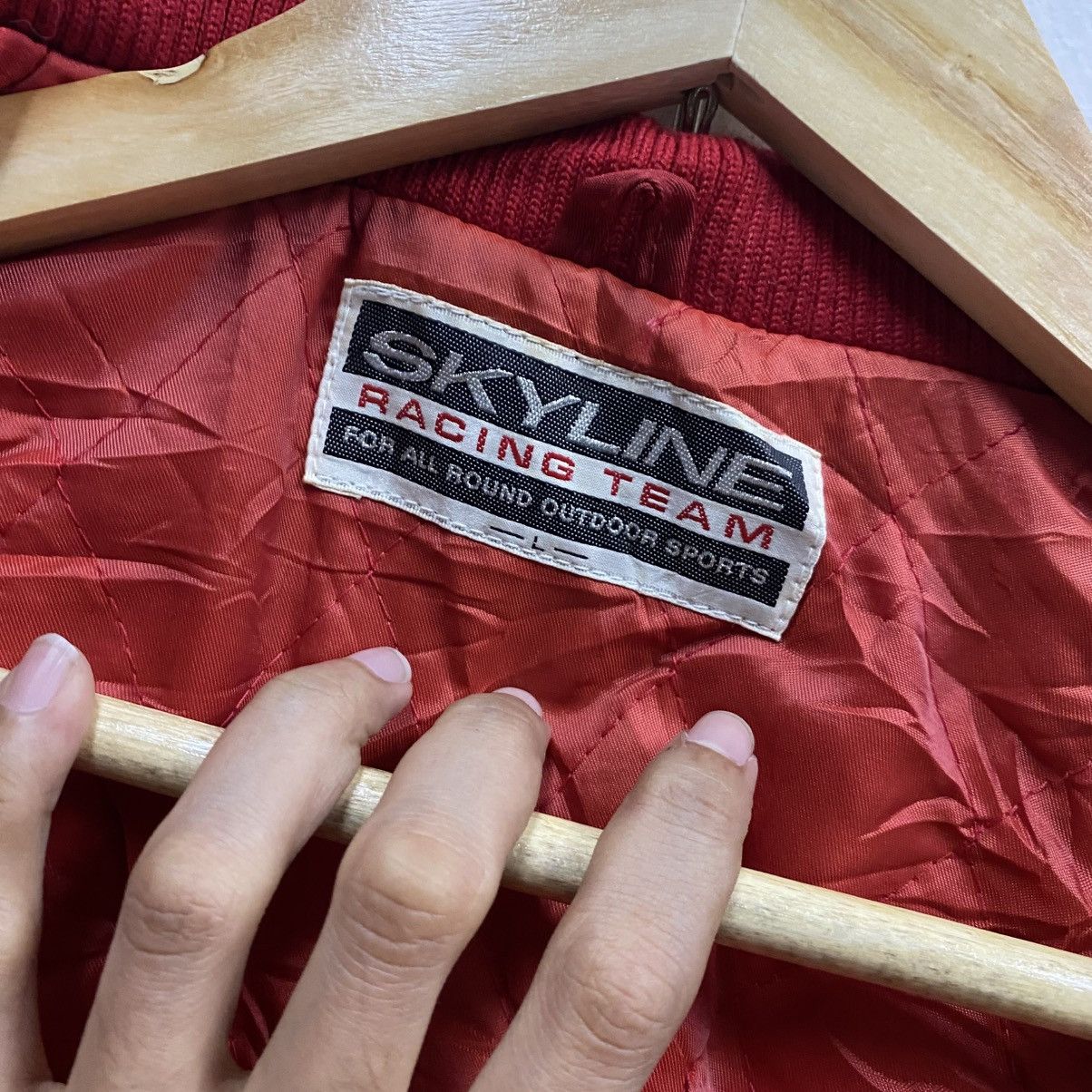Vintage Very rare! Vintage Nissan: 90s Skyline Racing Team Jacket Size US L / EU 52-54 / 3 - 14 Thumbnail
