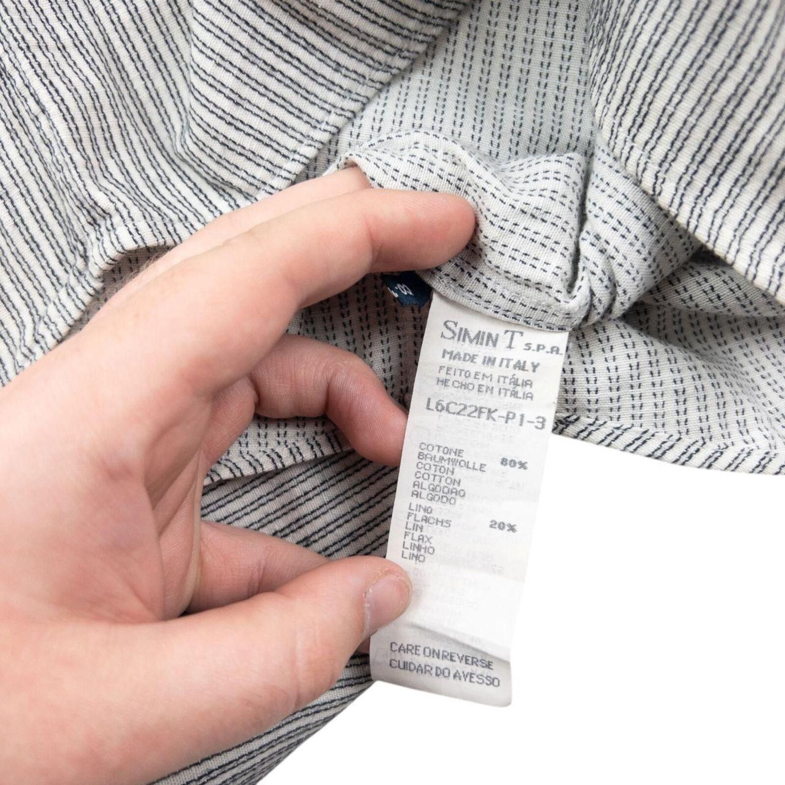 Other Vintage 90s Armani Jeans Striped Long Sleeve Shirt Size XL Size US XL / EU 56 / 4 - 6 Thumbnail