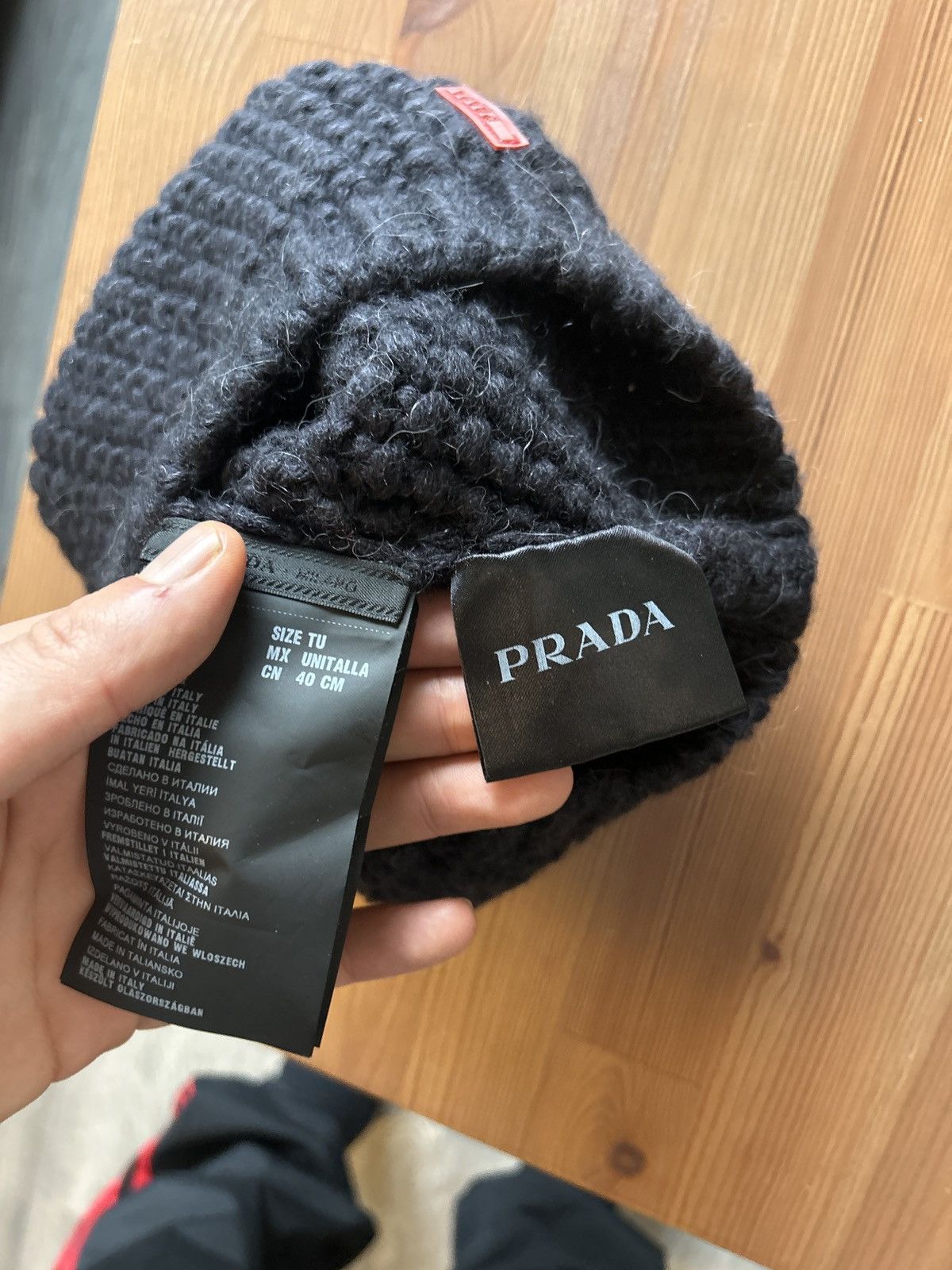 Prada Wool/Alpaca Blend Beanie Size ONE SIZE - 8 Thumbnail