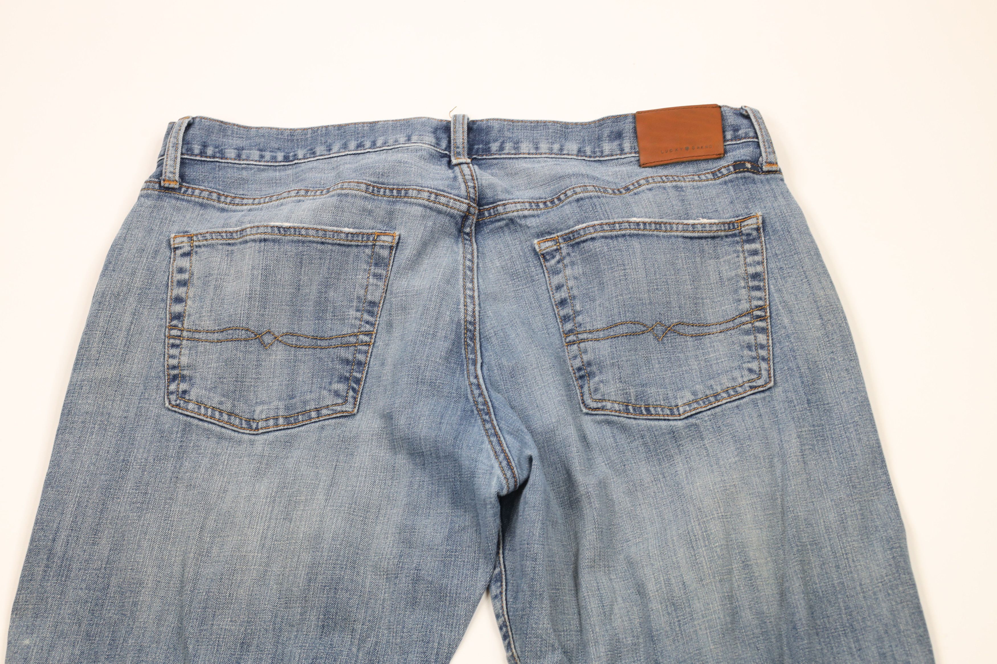 Lucky Brand × Vintage Vintage Y2K Lucky Brand 221 Original Straight Leg Jeans Size US 38 / EU 54 - 12 Thumbnail