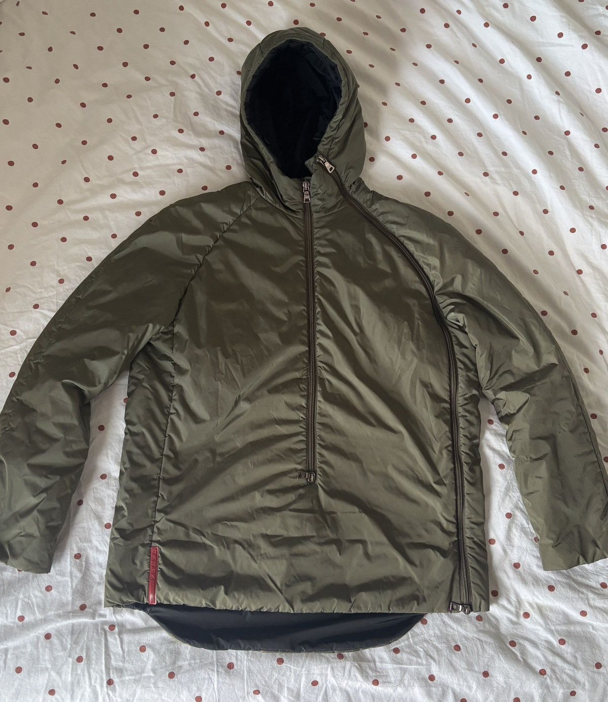 Prada Prada FW1999 Asymmetrical / Convertible Bag Jacket Size US S / EU 44-46 / 1 - 1 Thumbnail