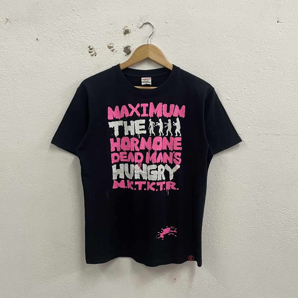 Band Tees × Japanese Brand × Vintage 🔥🇯🇵Maximum The Hormone Dead Man Hungry Zombies Promo Tee Size US M / EU 48-50 / 2 - 1 Thumbnail