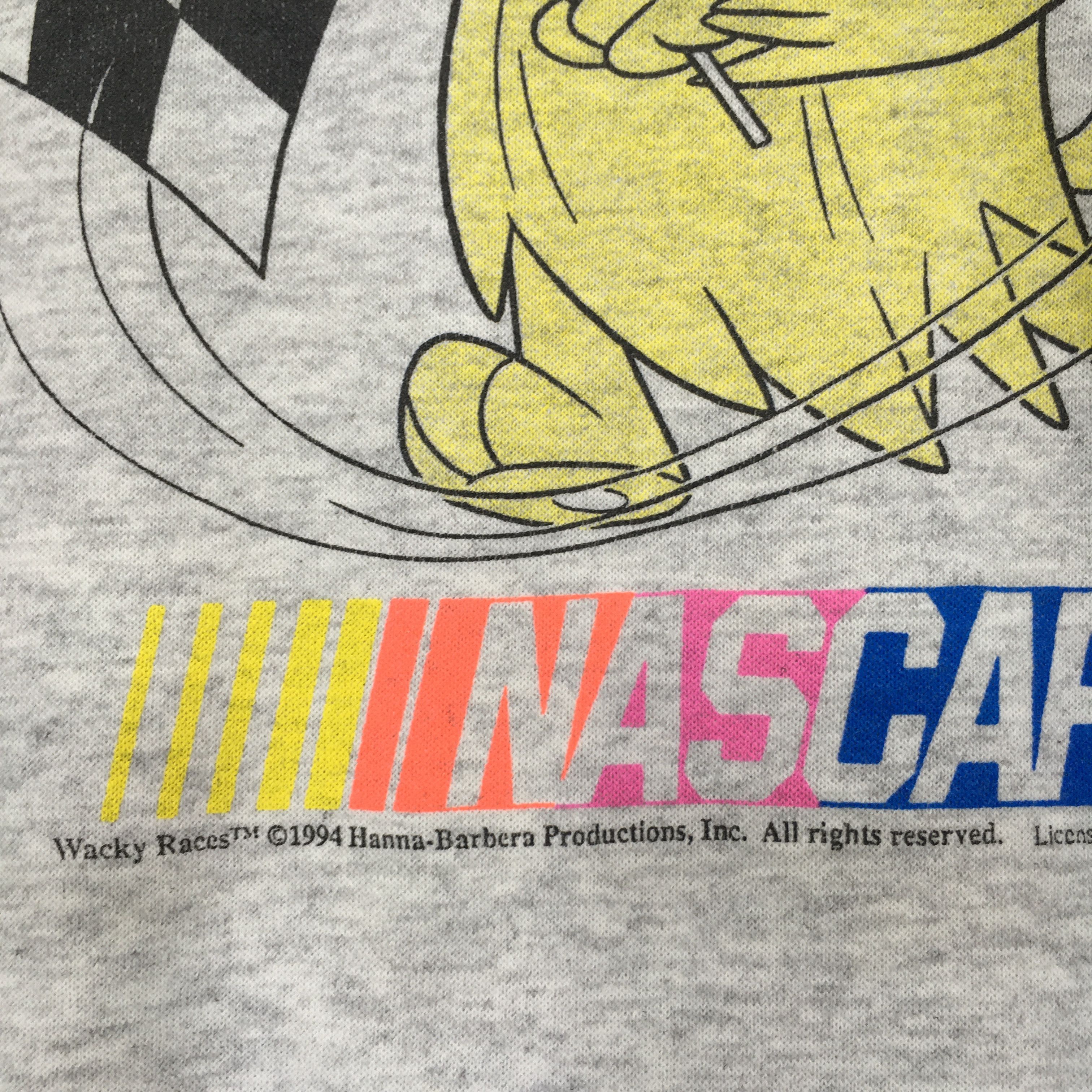 NASCAR × Vintage Vintage 90s Hanna Barbera Wacky Races Nascar Sweatshirt Size US L / EU 52-54 / 3 - 3 Thumbnail