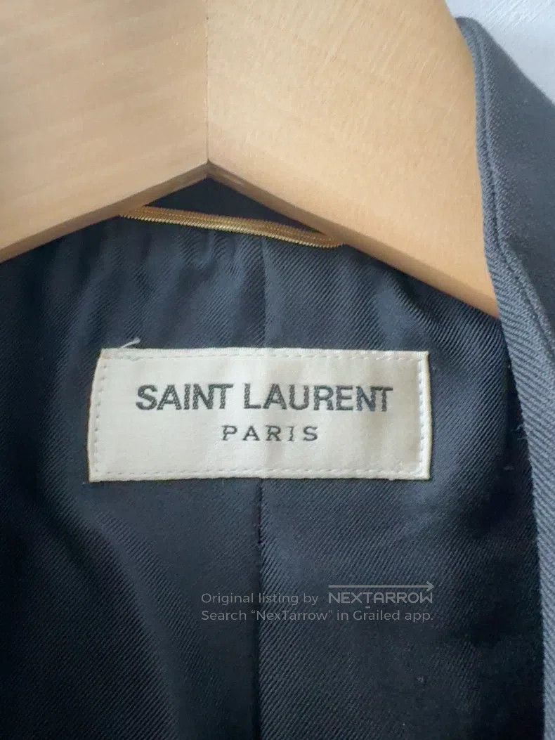 Saint Laurent Paris Saint Laurent Paris Black Double-breasted Jacket Size XS / US 0-2 / IT 36-38 - 3 Thumbnail