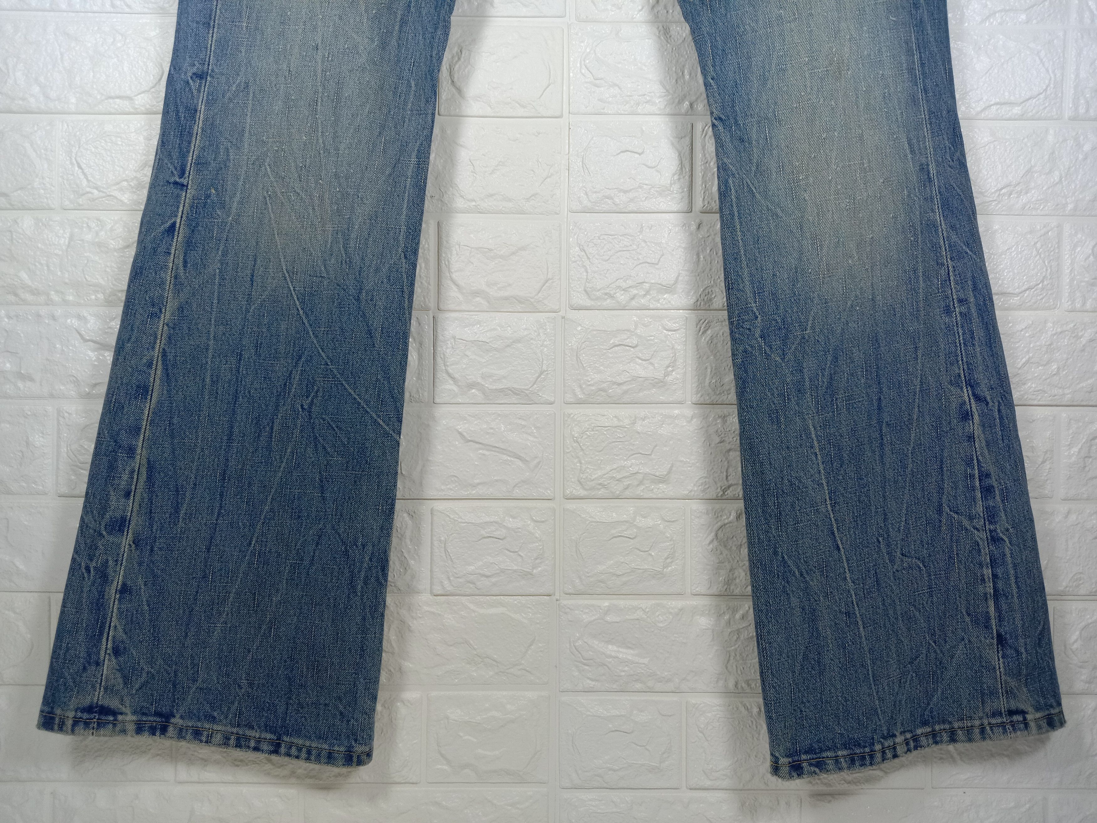 G-Star Vintage G Star Raw Faded Blue Flare Jeans Bell Bottom Denim Size US 32 / EU 48 - 4 Thumbnail
