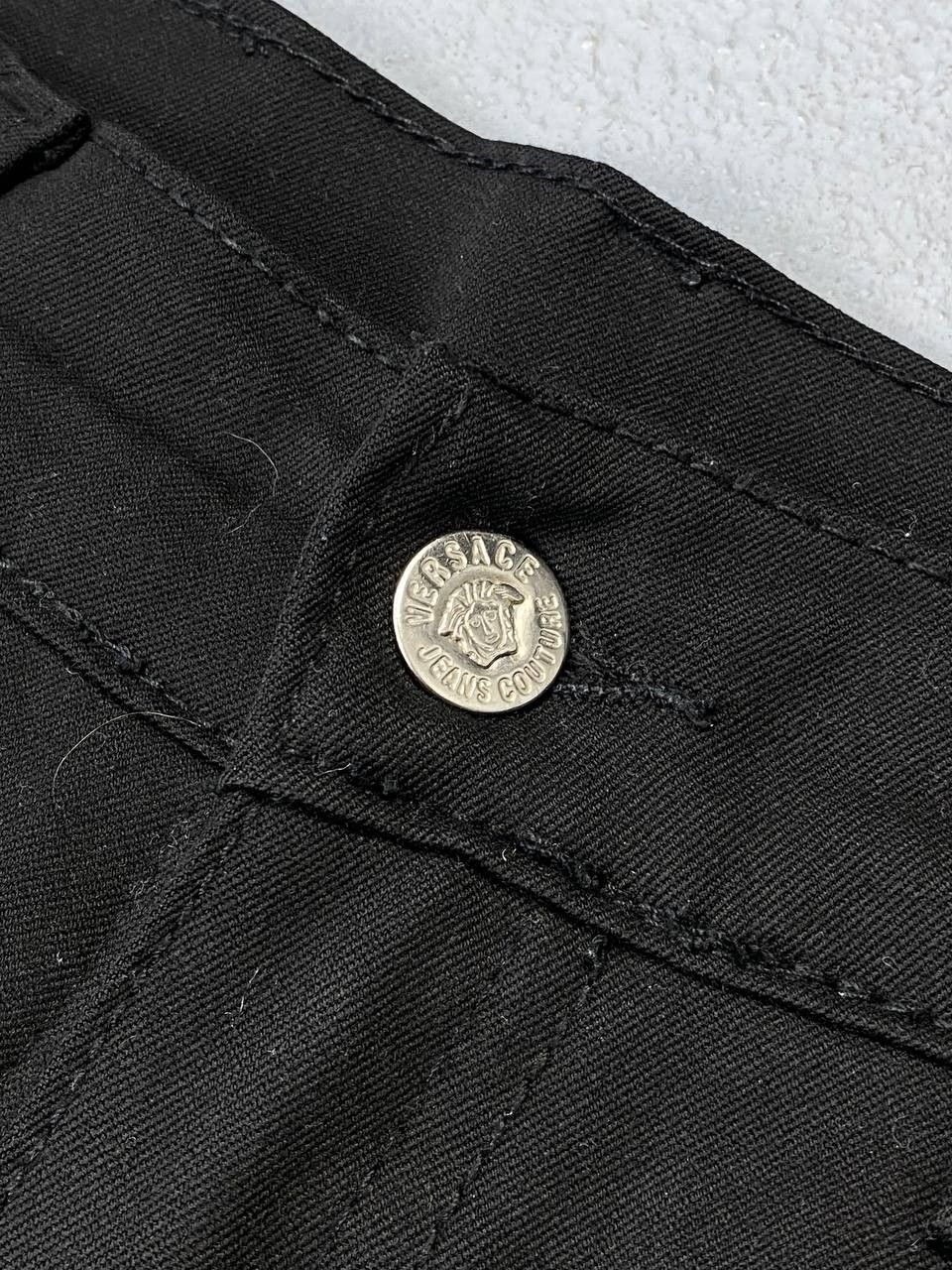 Versace × Versace Jeans Couture Versace Black Denim Jeans Size 28/32 Size US 28 / EU 44 - 6 Thumbnail