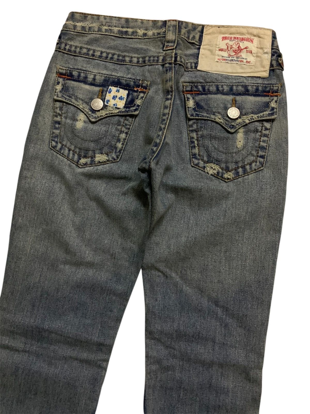 Japanese Brand Japanese Flare Patchwork Denim Size 27" / US 4 / IT 40 - 4 Thumbnail