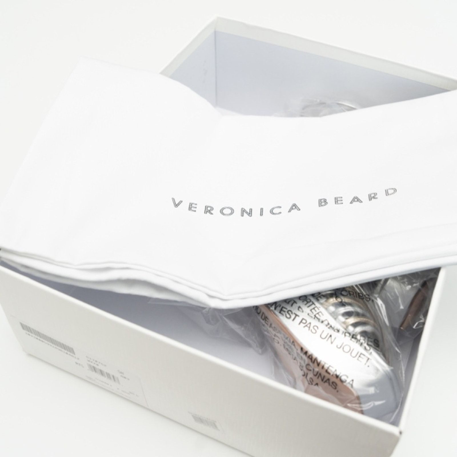 Veronica Beard Veronica Beard. Silver Fletcher Heel. Size US 8 / IT 38 - 6 Thumbnail
