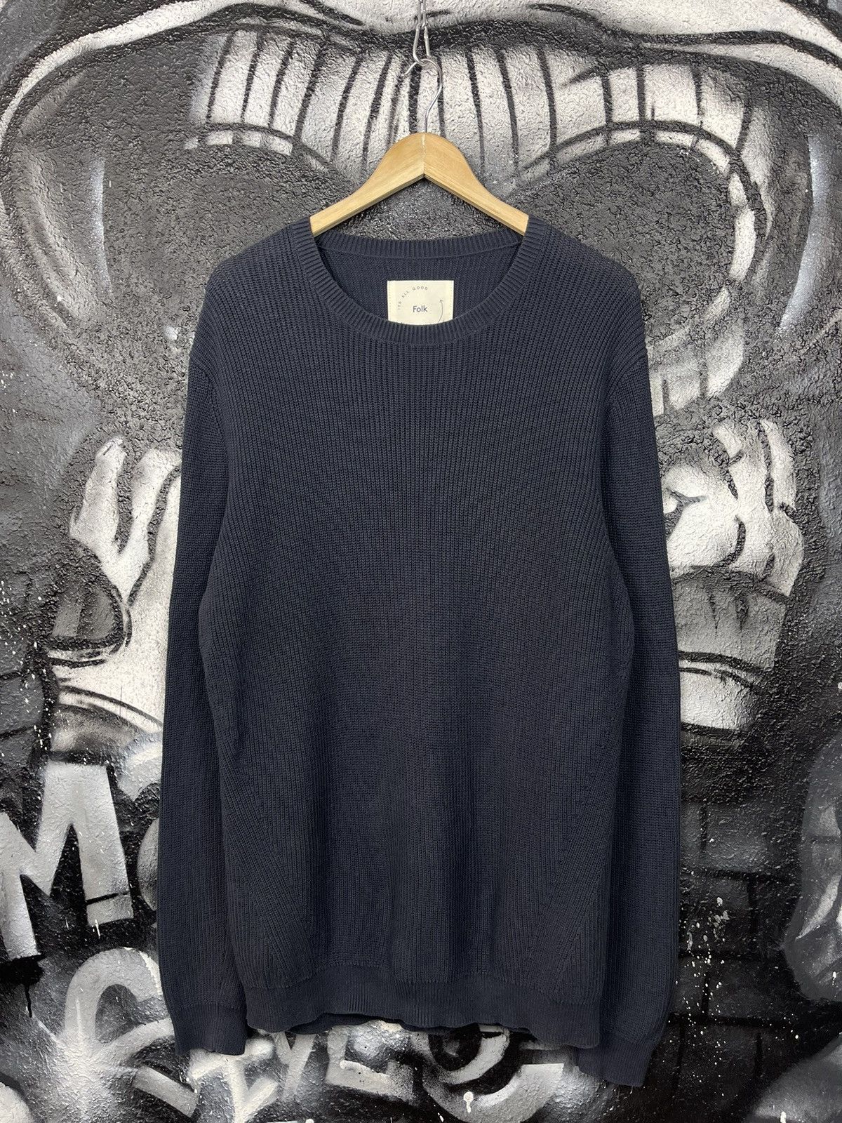 Folk Folk Organic Cotton Knited Jumper Men’s Size 4 Size US L / EU 52-54 / 3 - 2 Thumbnail
