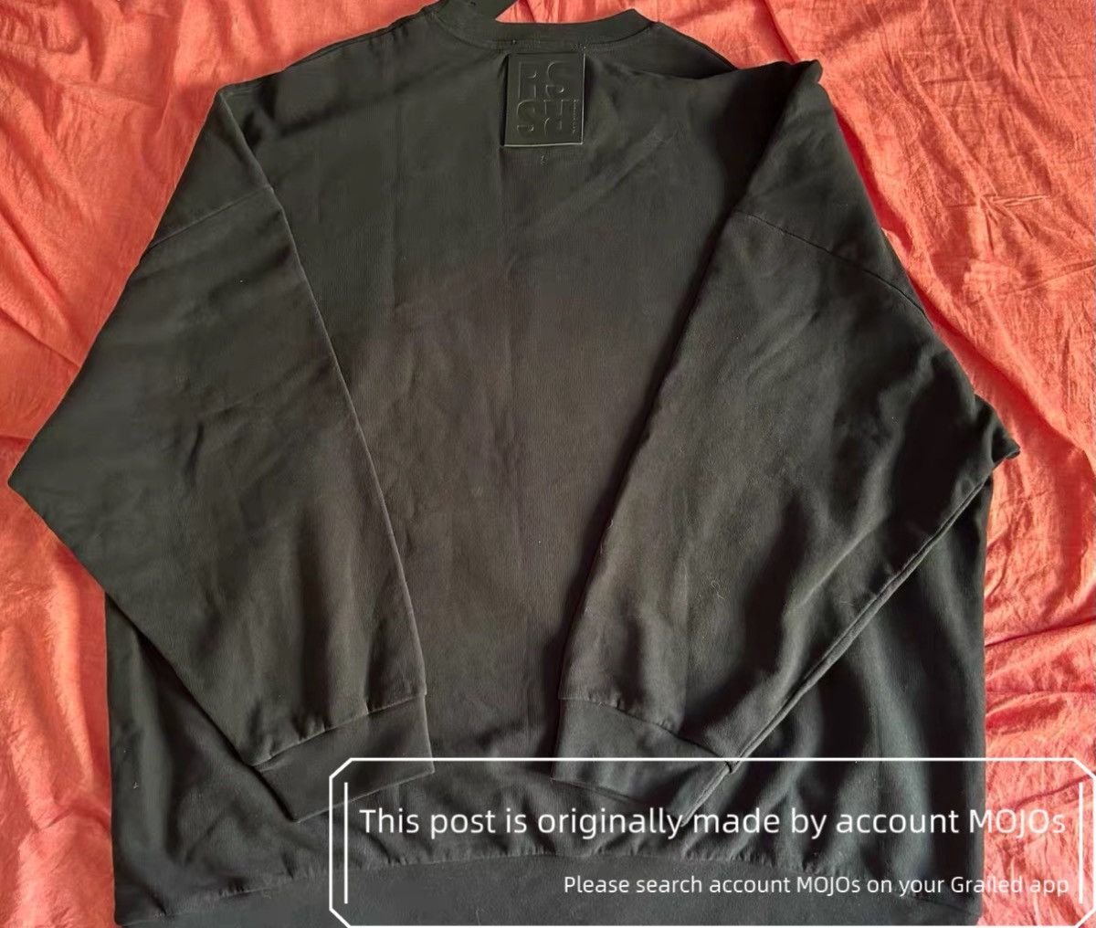 Raf Simons Sz 3 Raf Simons 23SS R Logo RS Patch Sweatshirt mojos4721 Size US L / EU 52-54 / 3 - 2 Thumbnail
