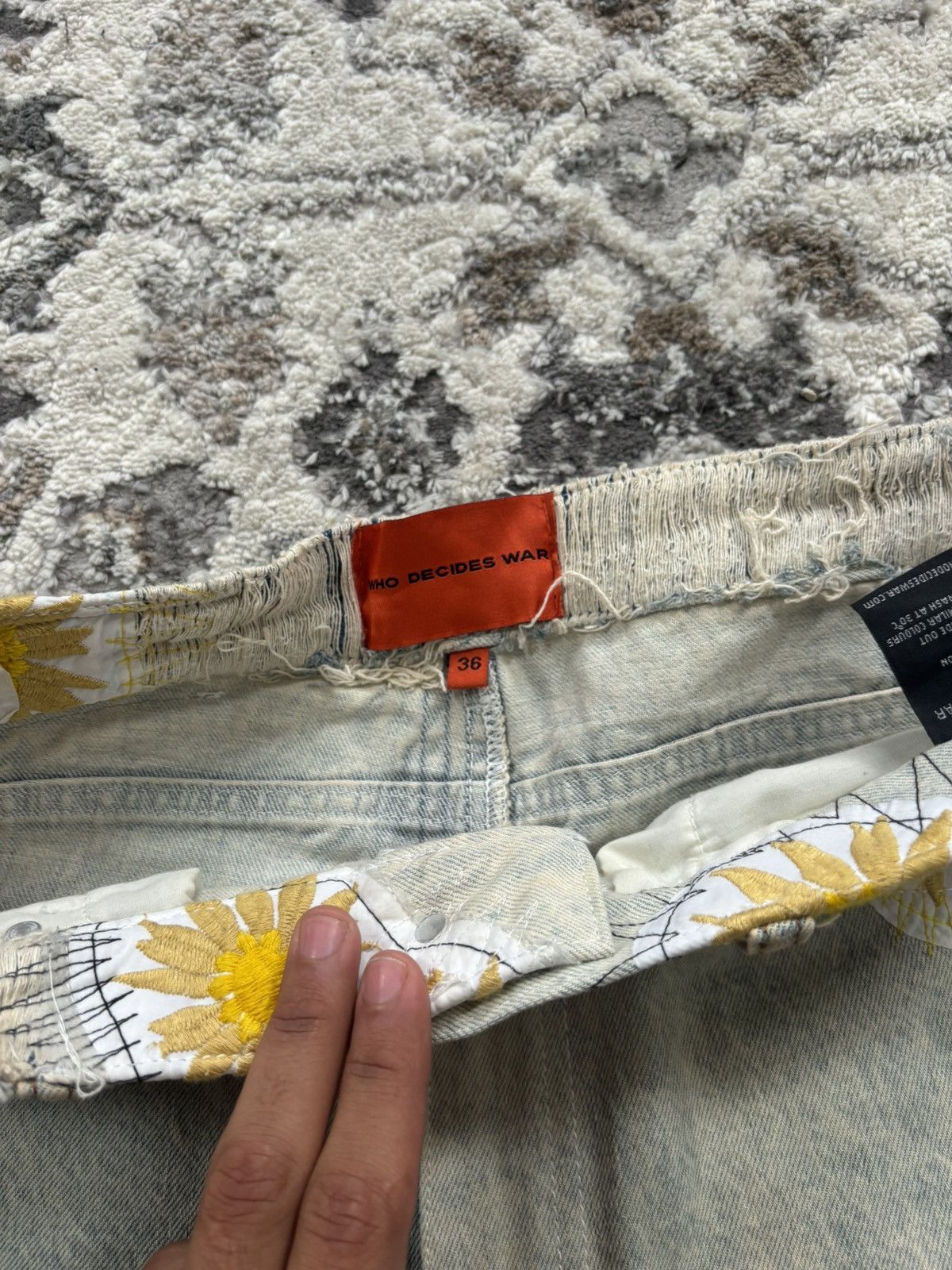 Who Decides War Who decide war Jeans Size US 36 / EU 52 - 3 Thumbnail