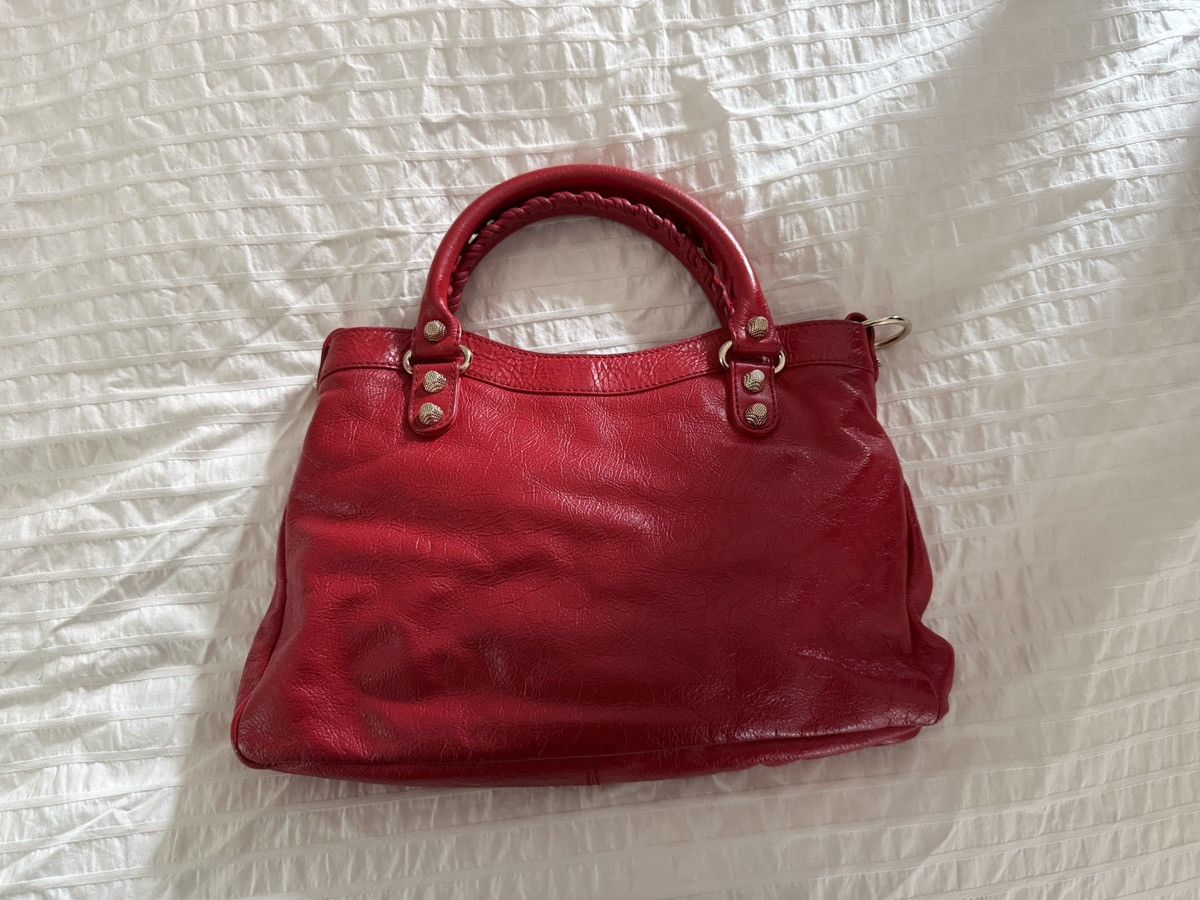 Balenciaga Balenciaga Classic City Bag - Red Leather Size ONE SIZE - 5 Thumbnail