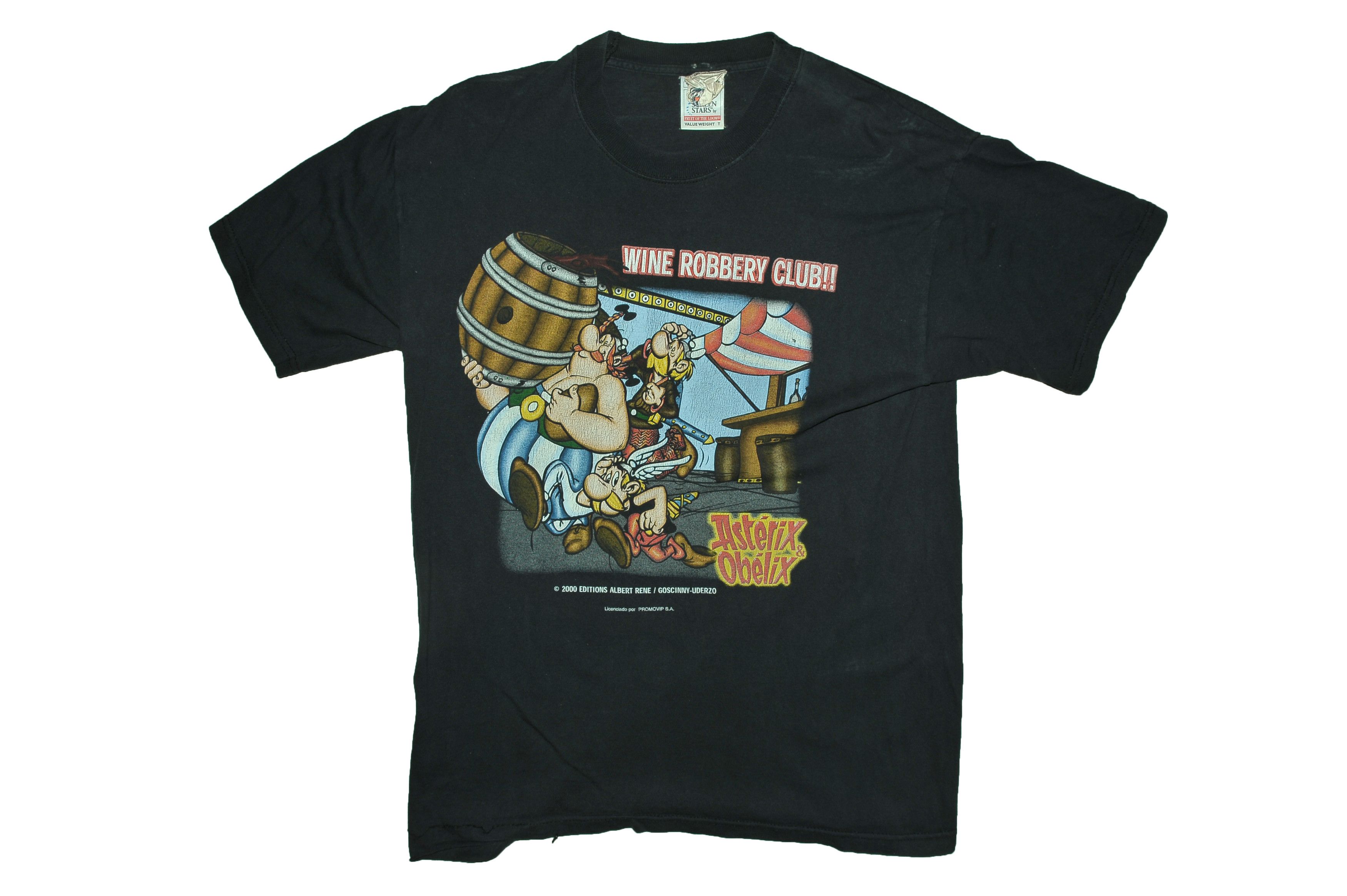 Vintage Vintage Asterix & Obelix Wine Robbery Club T-shirt Size US M / EU 48-50 / 2 - 1 Thumbnail