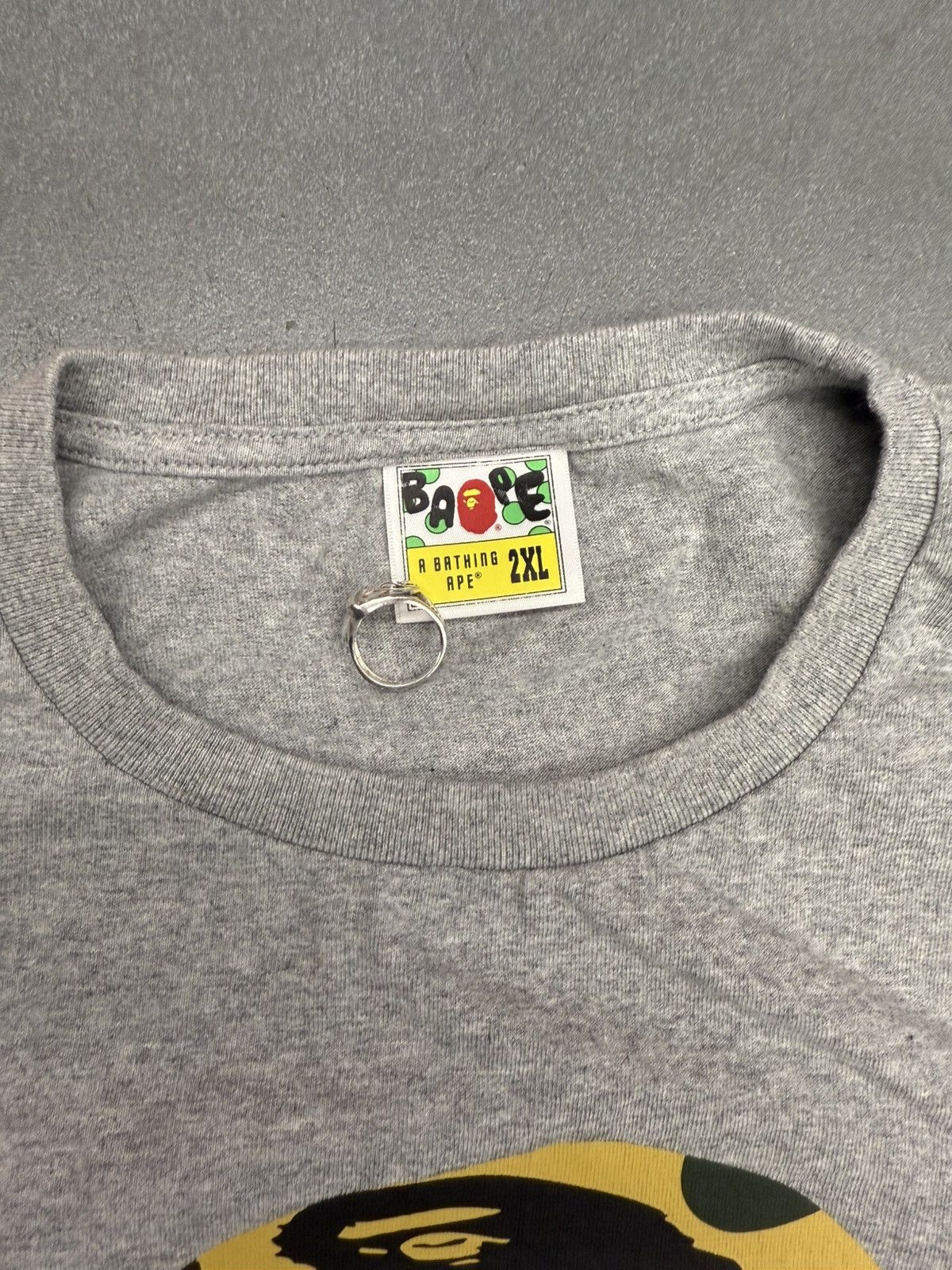 Bape SS19 A Bathing Ape Bape 1st Camo Big Head Ape Tee Size US XXL / EU 58 / 5 - 3 Thumbnail