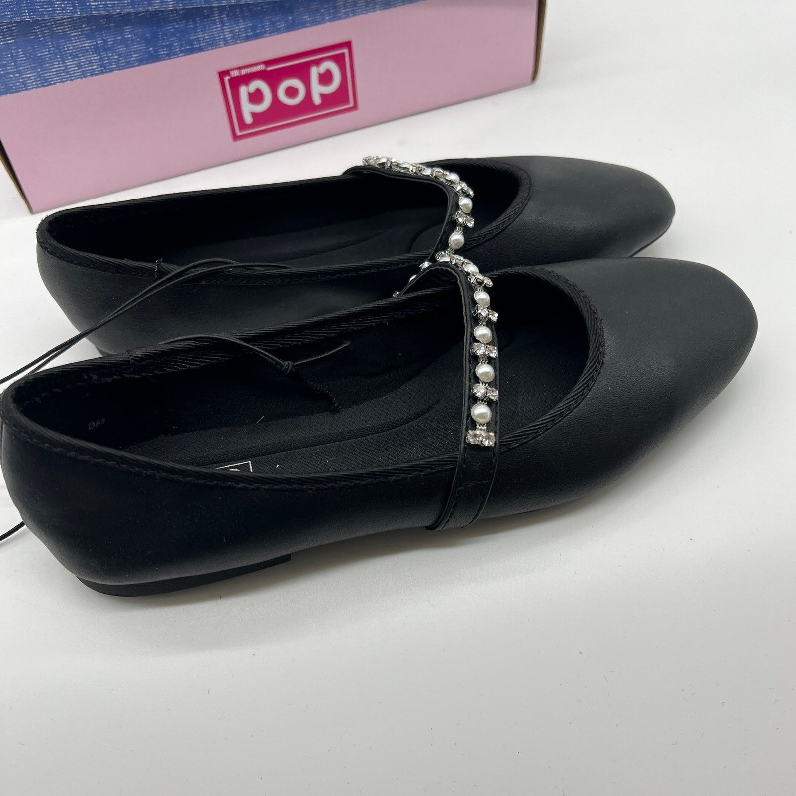 Other Pop Shoes Vitalize Ballet Flats Slip On Black Size 8M Size US 8 / IT 38 - 3 Thumbnail