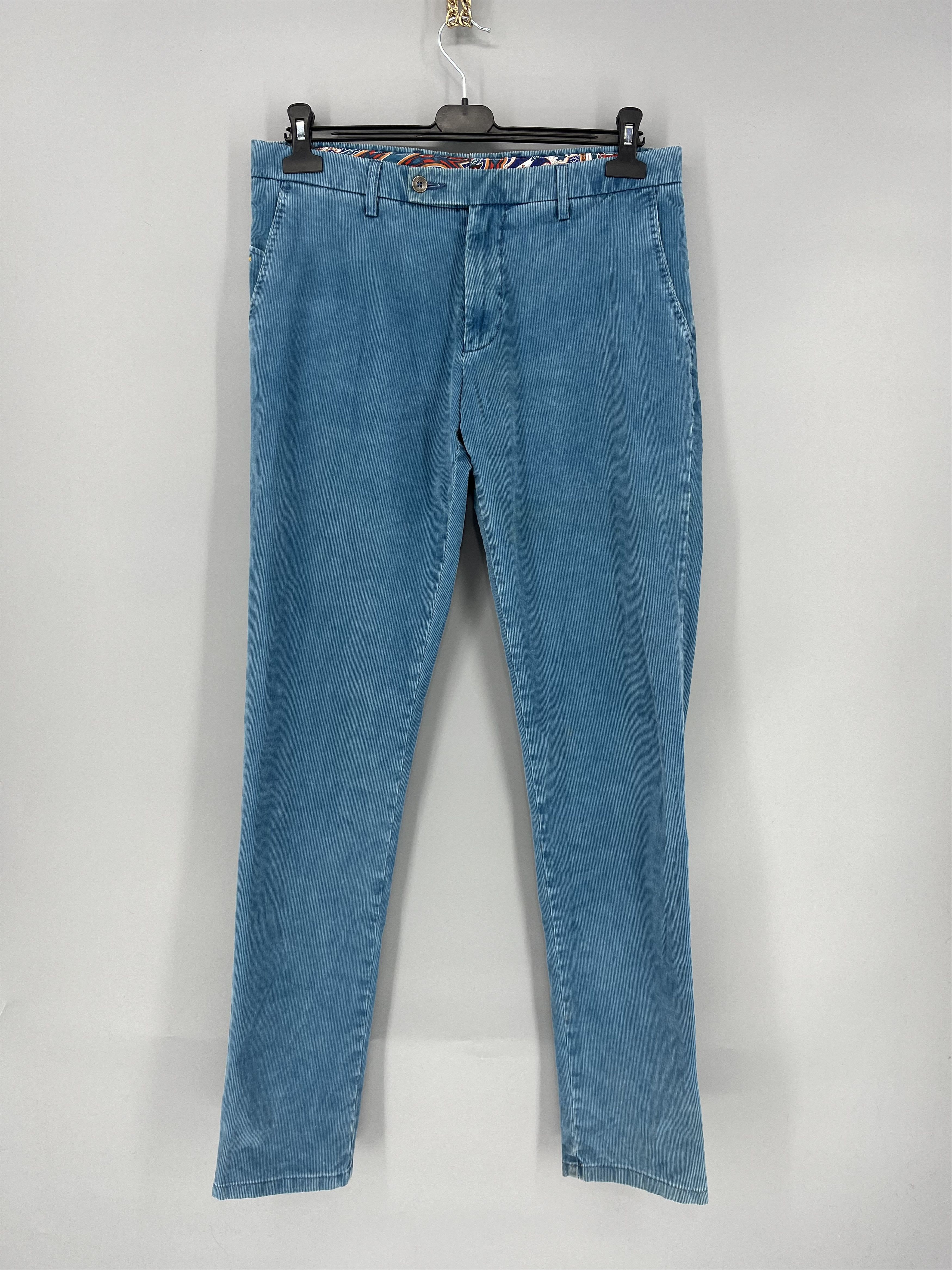 Berwick 1707 Vintage Beriz Vilvet Pants BERWICH Made In Italy Size US 32 / EU 48 - 1 Thumbnail