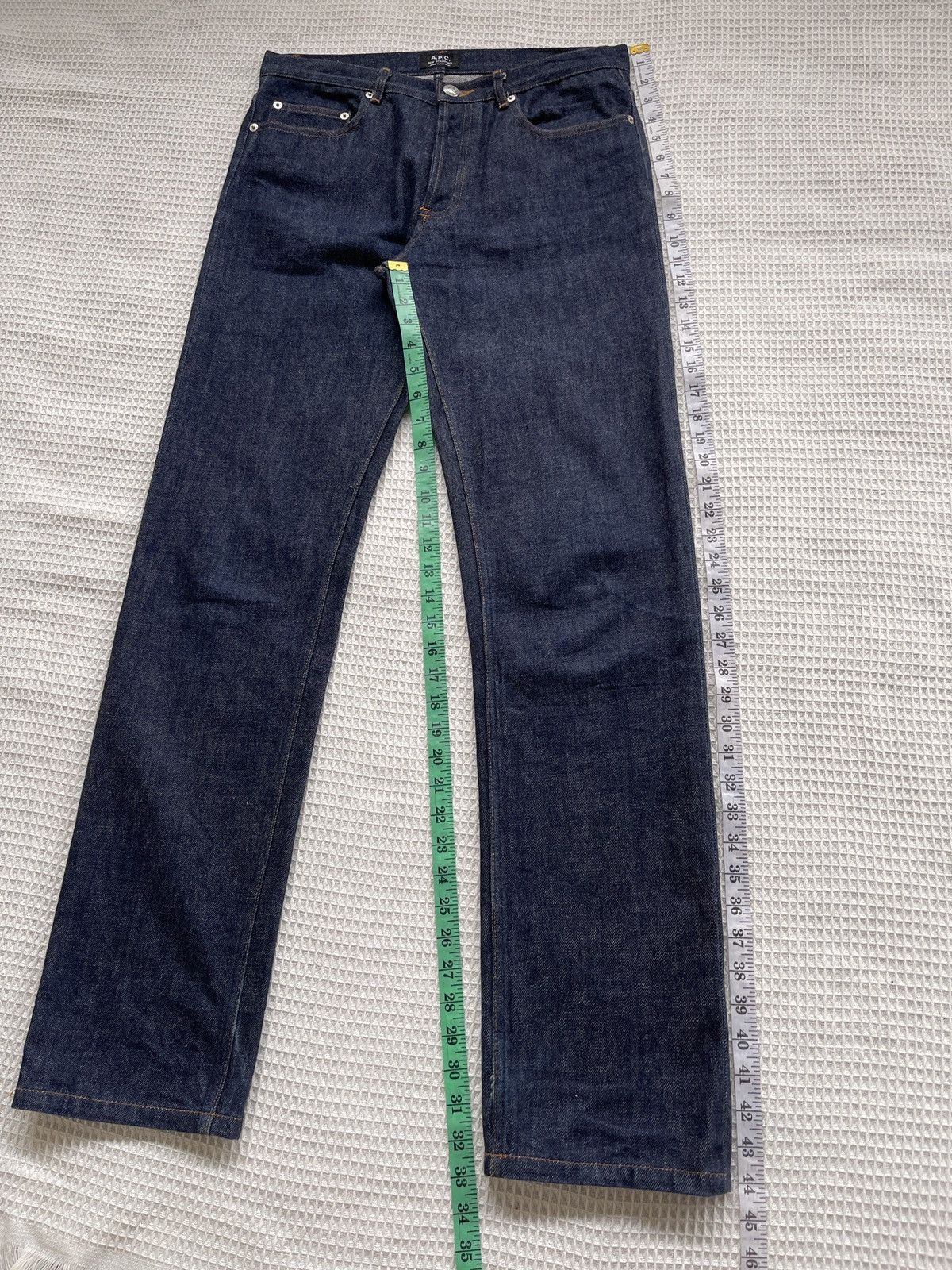A.P.C. Rare🔥Designer A.P.C Japanese Selvedge Jeans 90’s Size US 32 / EU 48 - 13 Thumbnail