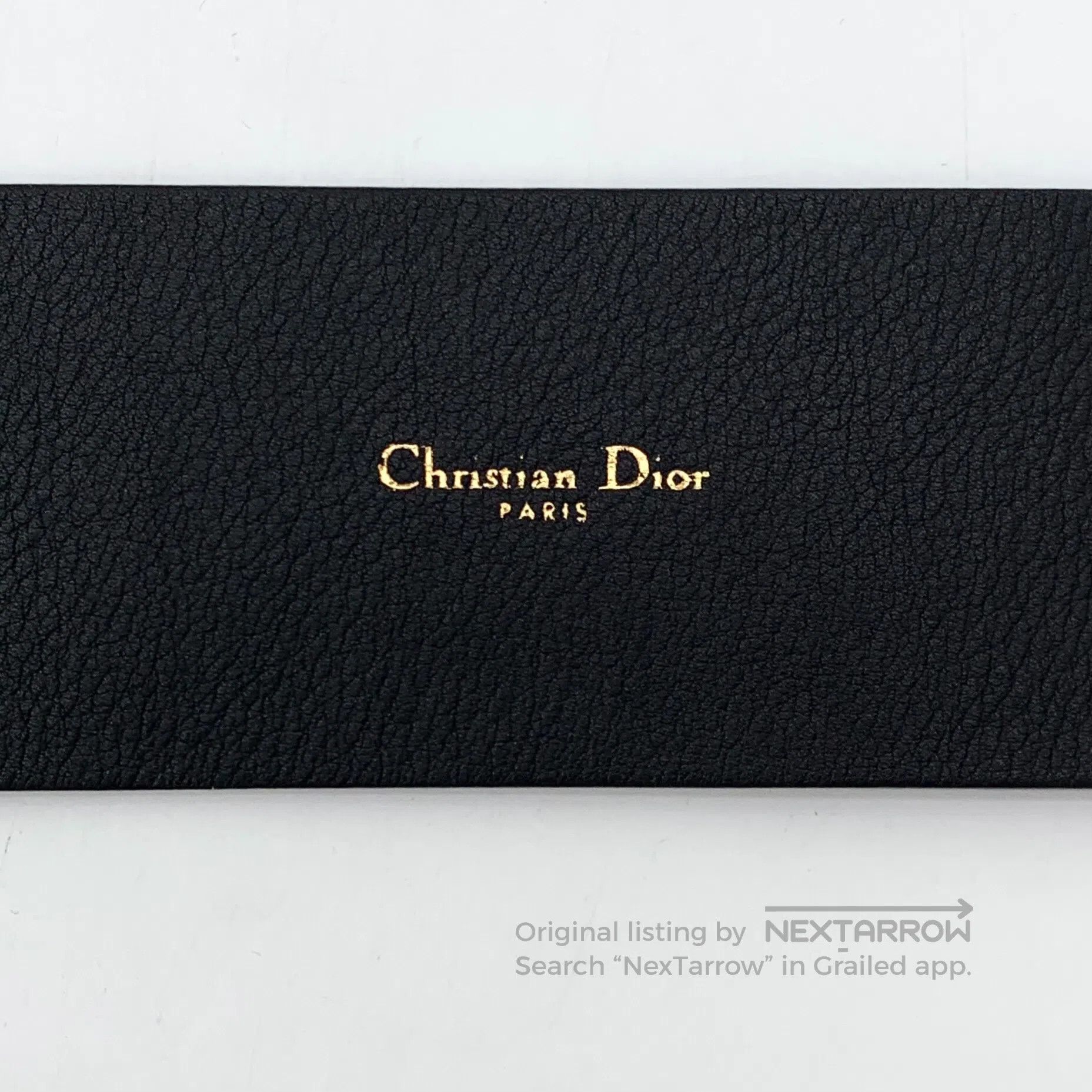 Dior Dior Black D Buckle Belt| Size ONE SIZE - 7 Thumbnail
