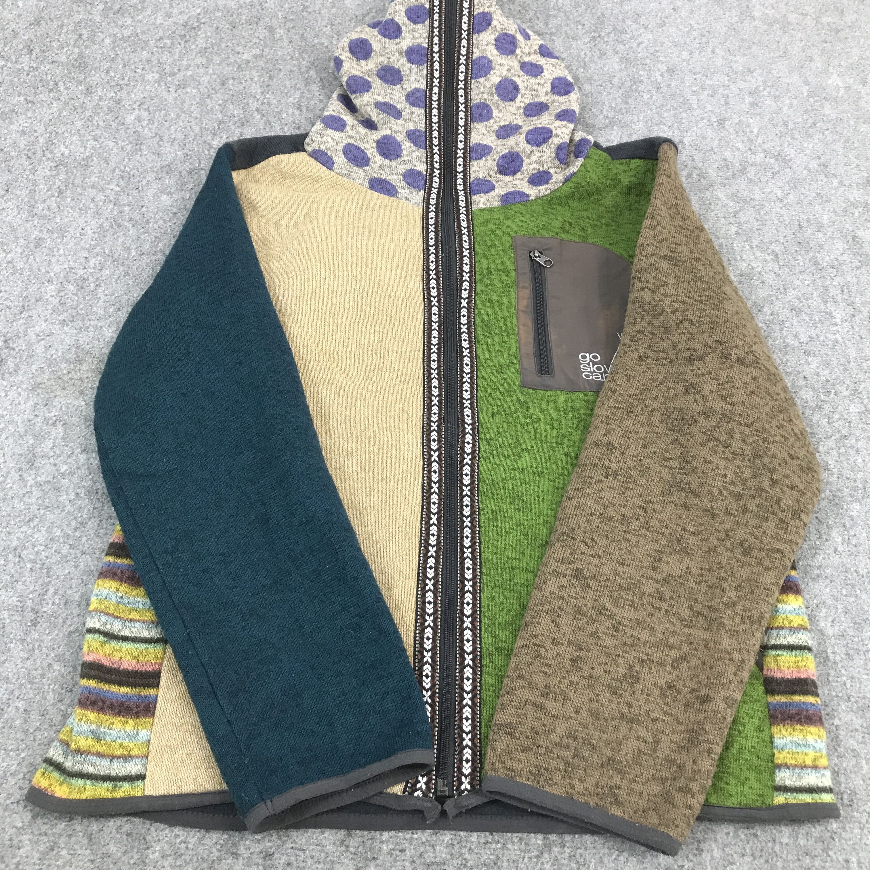 Japanese Brand × go slow caravan GO SLOW CARAVAN MULTICOLOU FULL ZIPPER JACKET Size US L / EU 52-54 / 3 - 8 Thumbnail