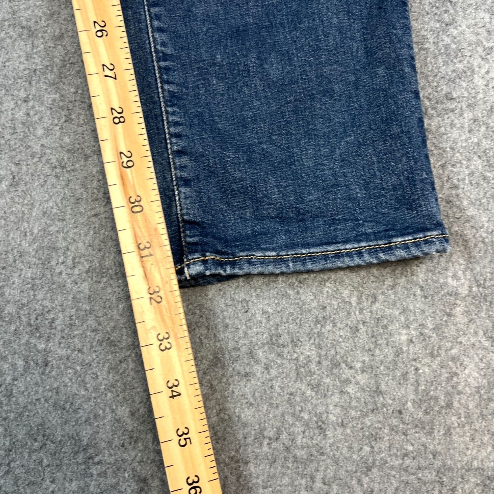 7 For All Mankind 7 For All Mankind Mens Jeans Slim Tapered 32 Dark Wash Blue Luxe Sport Denim 5-Pocket Size US 32 / EU 48 - 4 Thumbnail