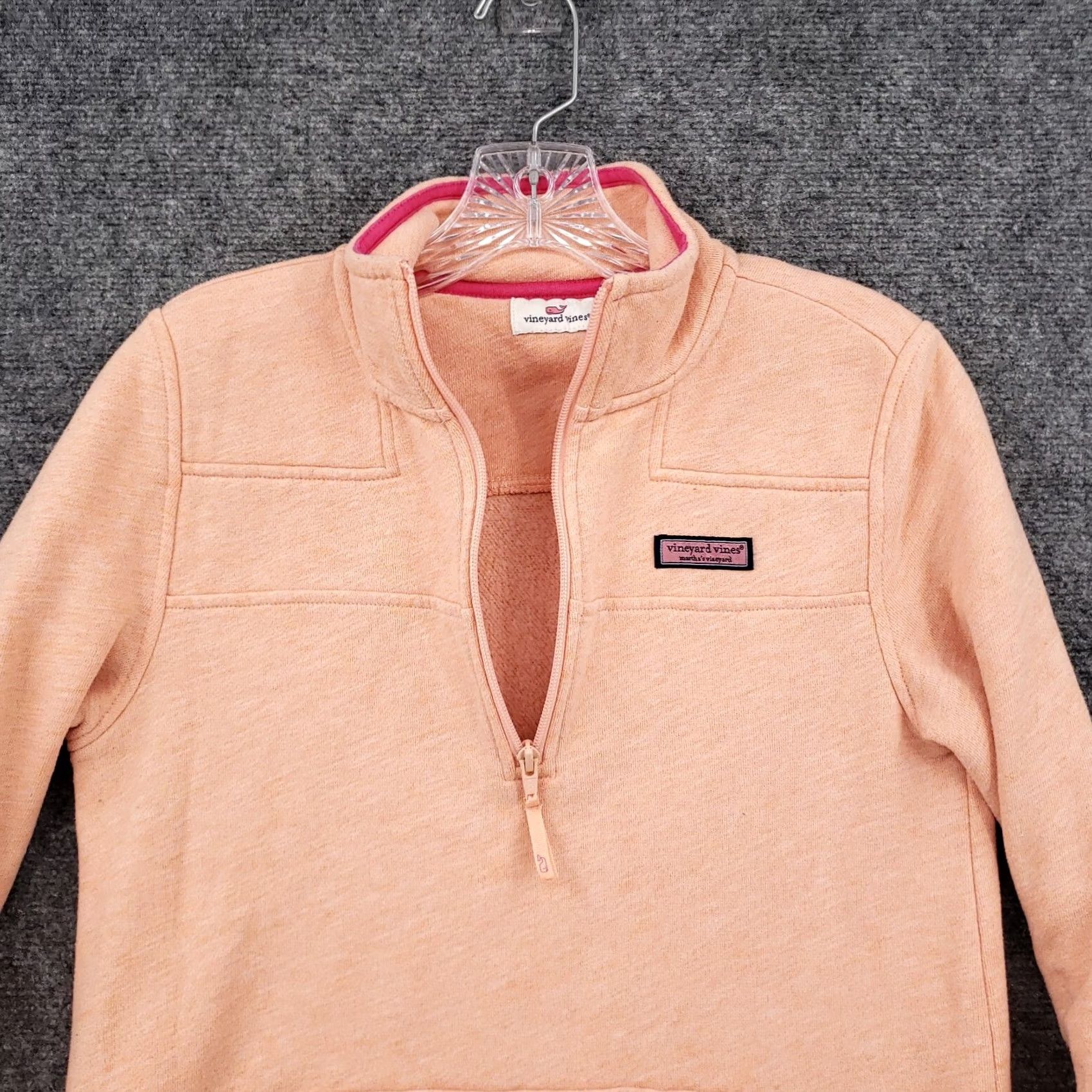 Vineyard Vines Vineyard Vines Sweatshirt Women 2XS XXS Orange Heathered Pouch Pocket Shep Shirt Size XXS / US 00 / IT 34 - 7 Thumbnail