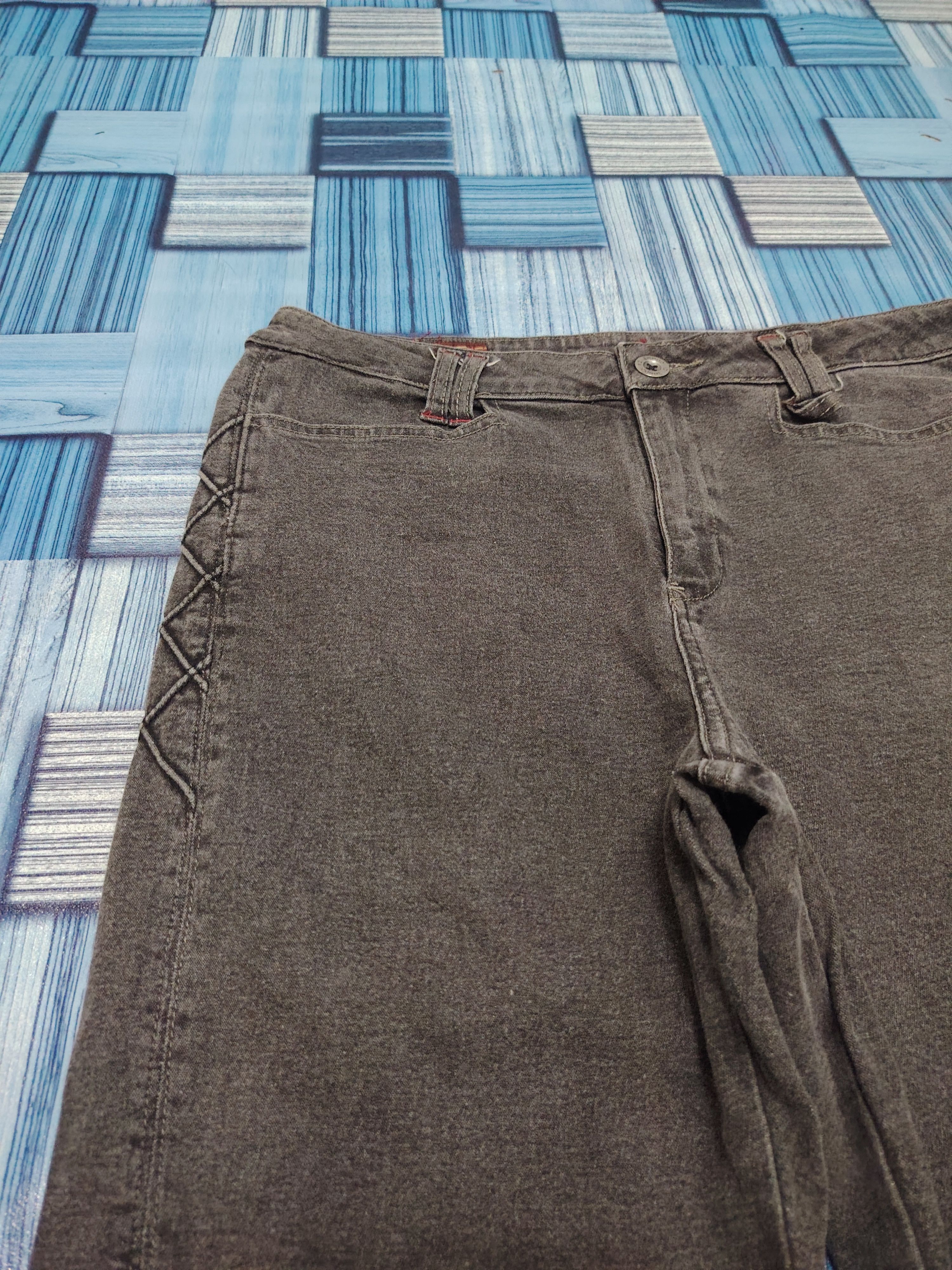 If Six Was Nine × Japanese Brand 💥Insane💥 comme ca comme ci stretch pants jeans bootcut Size US 29 - 9 Thumbnail