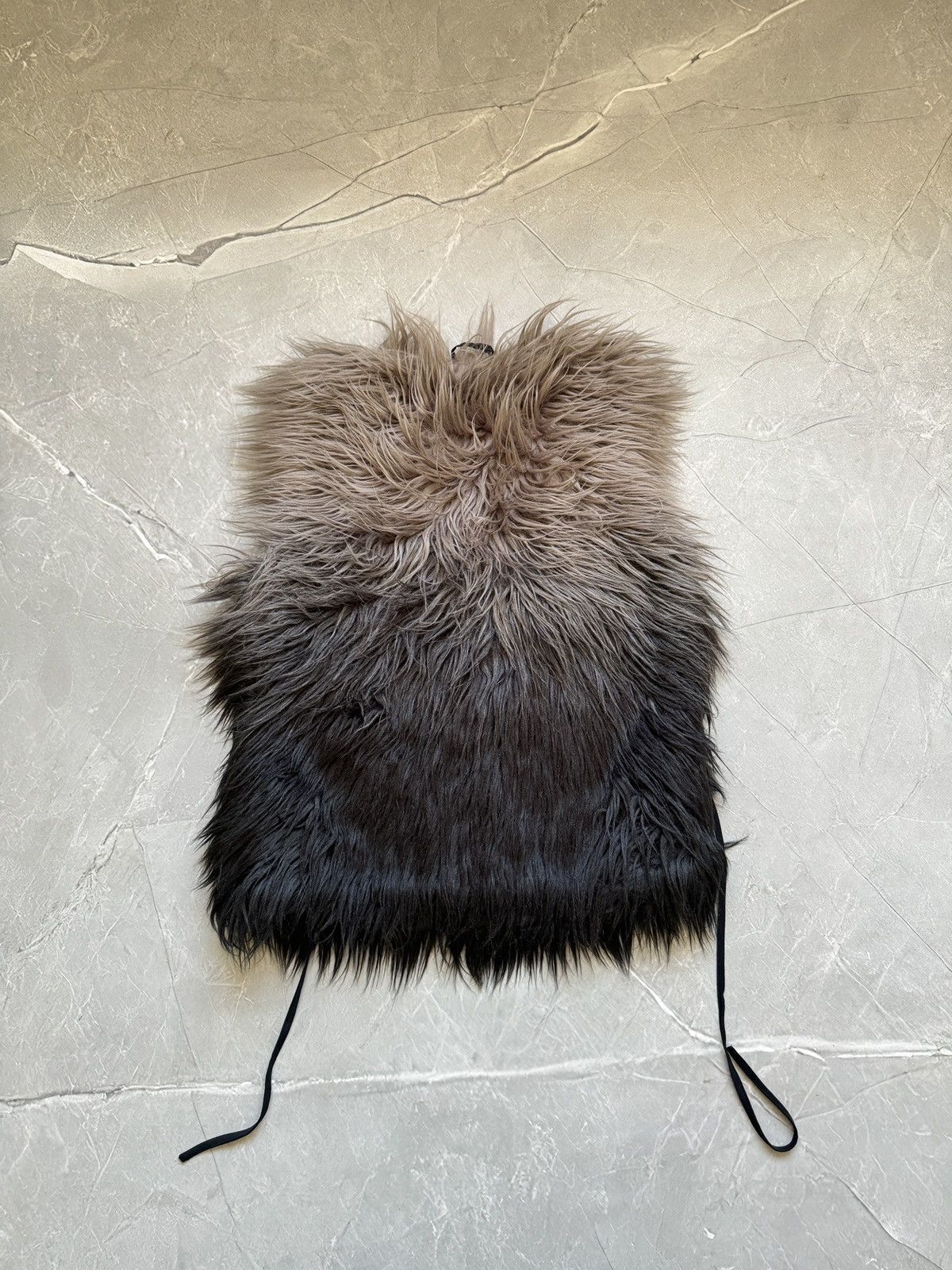 Hysteric Glamour Vtg Fuzzy Fur Vest y2k If Six Was Nine LGB Rick Owens Style Size M / US 6-8 / IT 42-44 - 2 Thumbnail