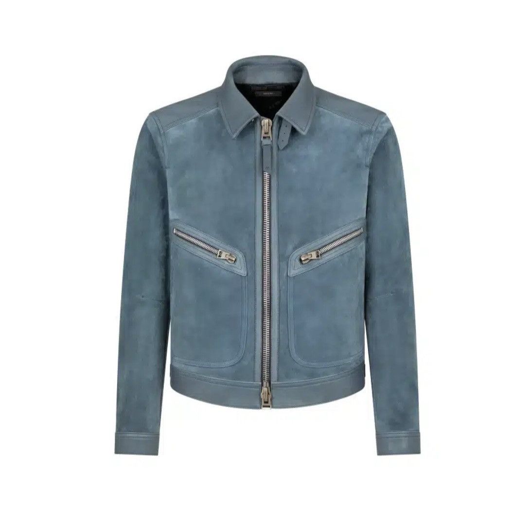 Tom Ford Suede Leather Jacket in Small
