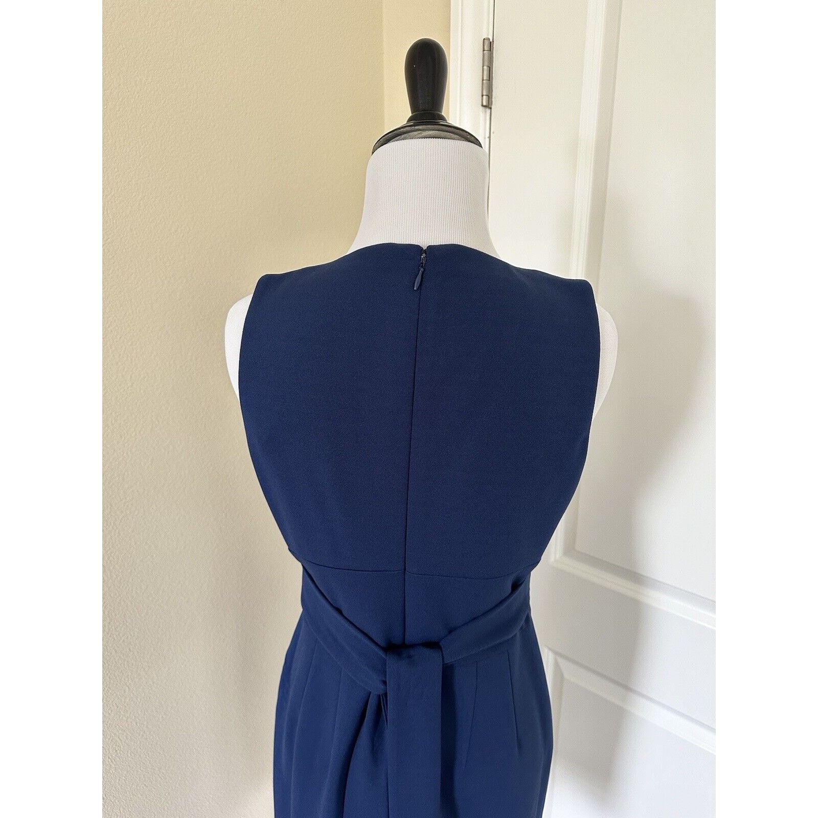 Donna Morgan Business Cocktail Blue Tulip Dress Size 4 Donna Morgan Size S / US 4 / IT 40 - 6 Thumbnail