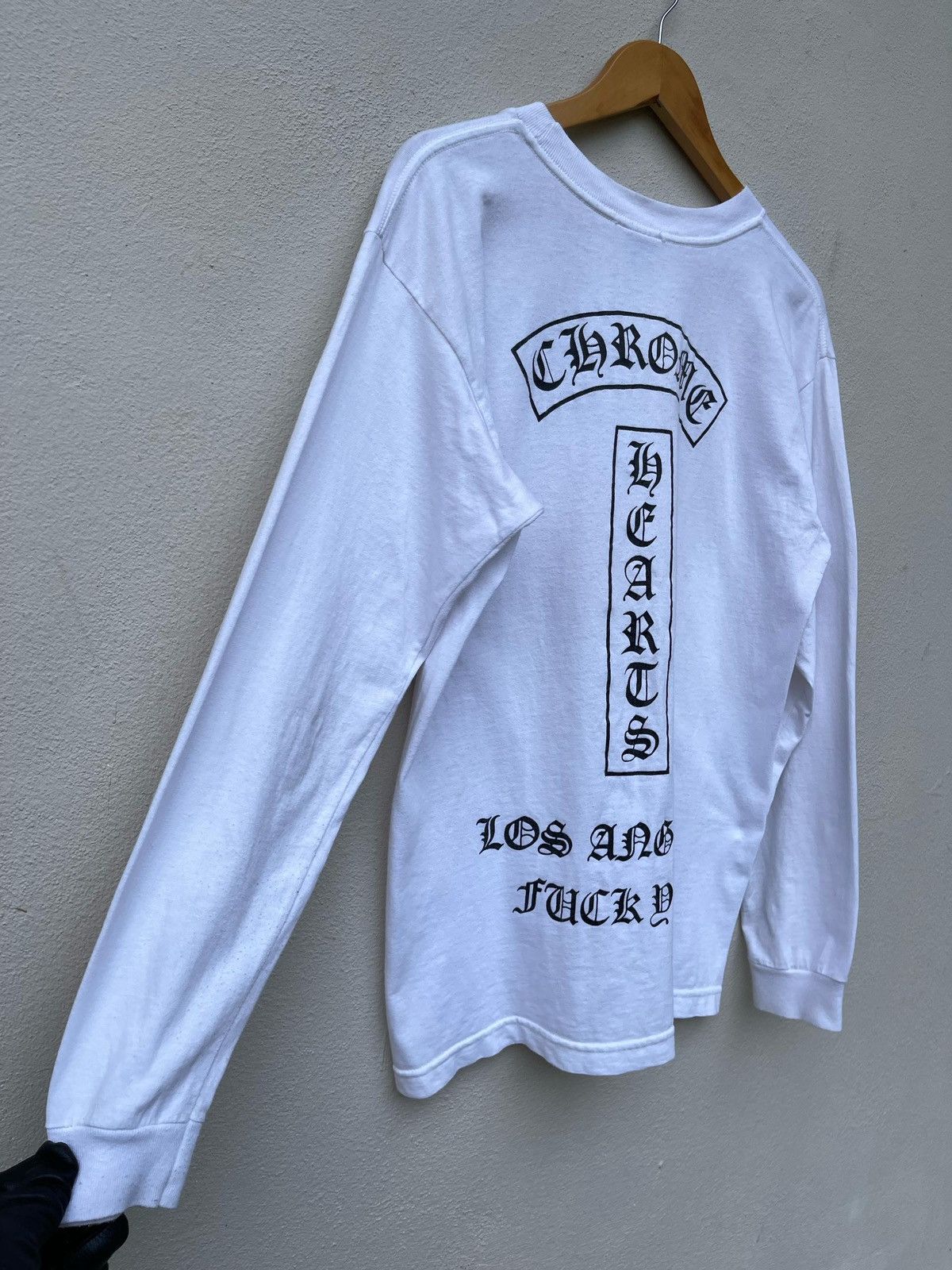 Chrome Hearts Chrome Hearts Los Angeles Fuck You Long Sleeve Tee Size US M / EU 48-50 / 2 - 13 Thumbnail