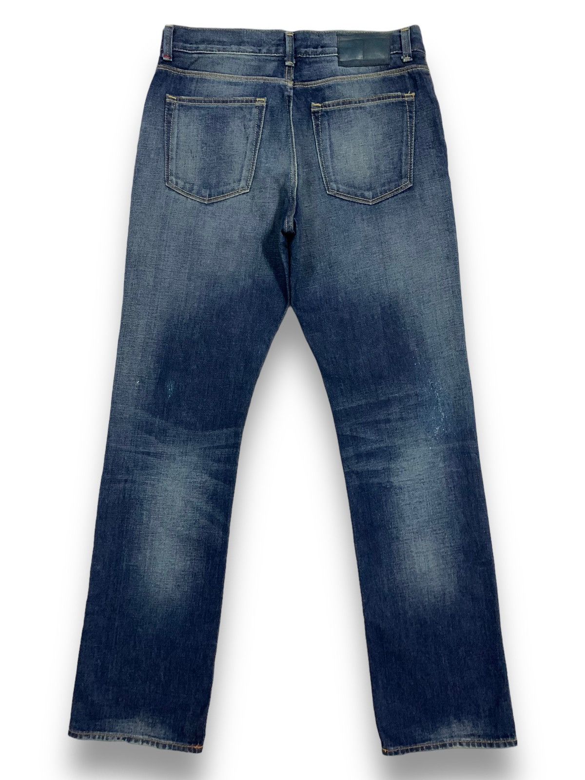 Tommy Hilfiger Tommy Hilfiger Blue Wash Straight Leg Distressed Jeans Size US 32 / EU 48 - 2 Thumbnail