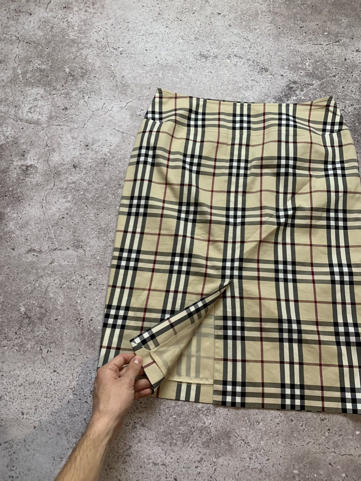 Burberry × Vintage Vintage Burberry Skirt Nova Check women Size 32" / US 10 / IT 46 - 4 Thumbnail