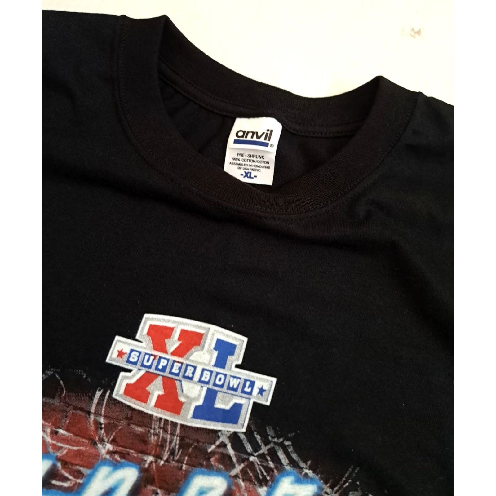 Anvil Vintage Super Bowl XL 2006 Detroit Michigan XL Shirt Anvil Size US XL / EU 56 / 4 - 3 Thumbnail