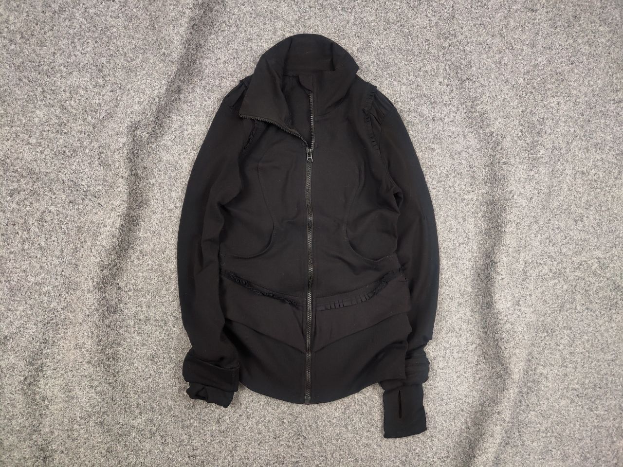 Lululemon Lululemon Stretch Black Braids High neck Zip Front Jacket Size M / US 6-8 / IT 42-44 - 2 Thumbnail