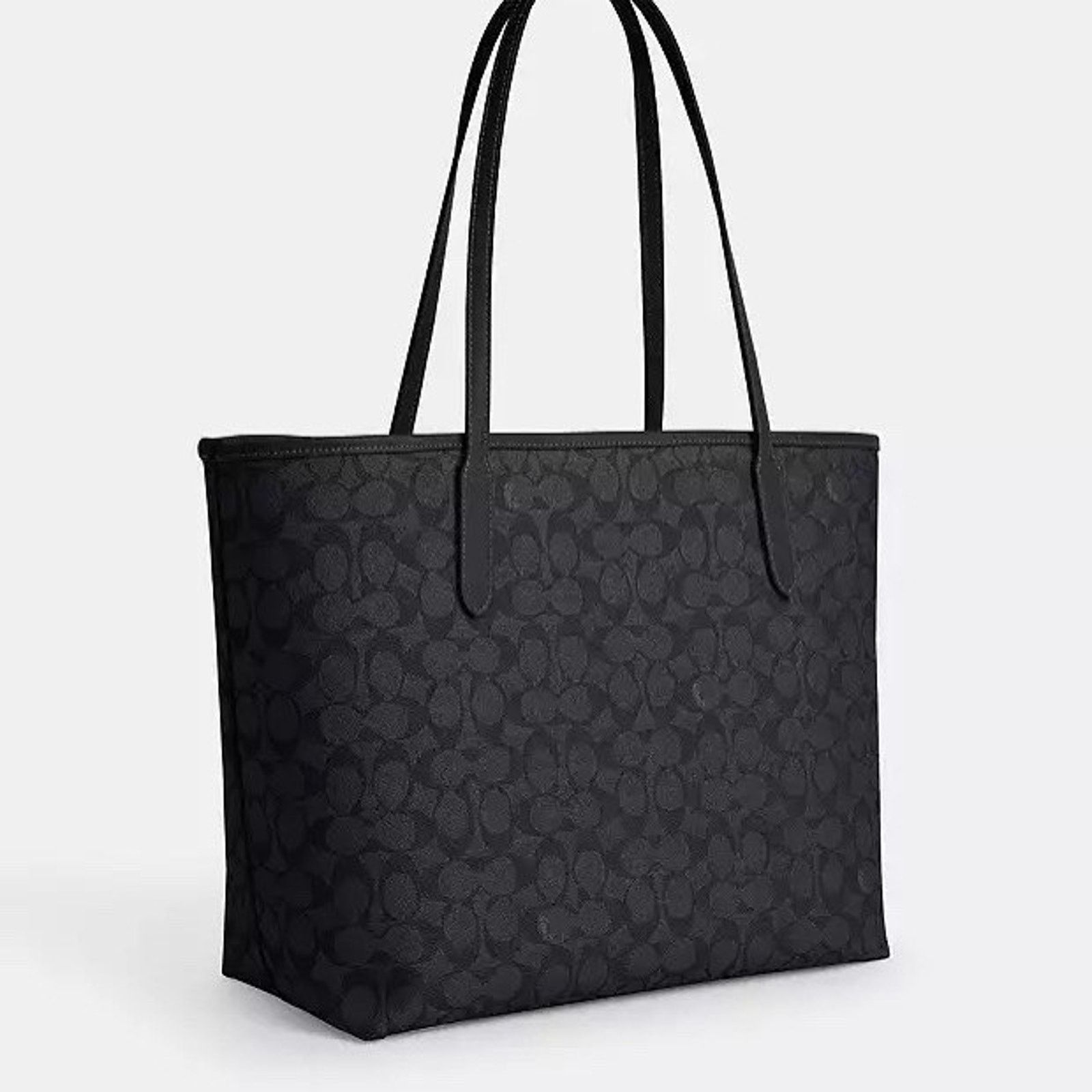 Coach NWT COACH City Tote CV976 Gunmetal/Charcoal/Black Size ONE SIZE - 7 Thumbnail