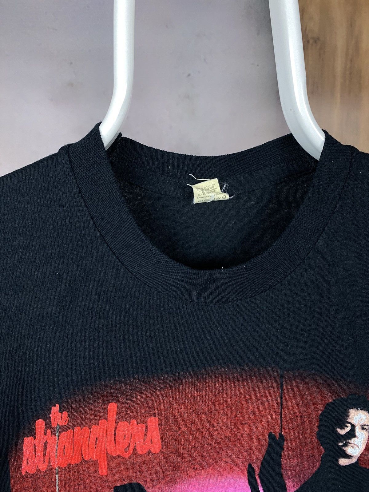 Band Tees 🎸Vintage 80s T-Shirt The Stranglers British Punk Rock Tee🎸 Size US L / EU 52-54 / 3 - 5 Thumbnail