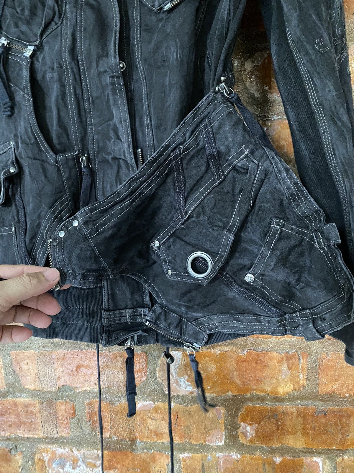 Japanese Brand Vtg Ozz croce Bono Bondage transform removable pocket cross Size US M / EU 48-50 / 2 - 16 Thumbnail