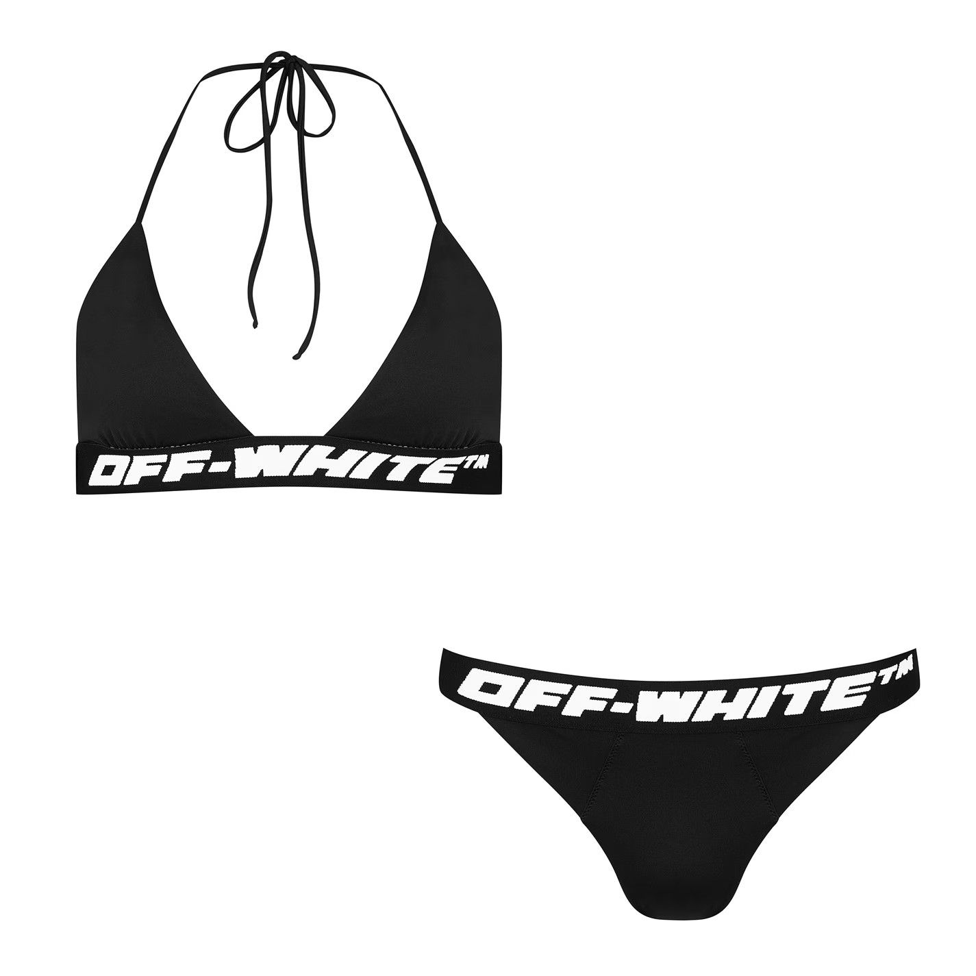 Off-White o1g2r1mq0125 Size: 38 / Bikini Set in Black & White Size ONE SIZE - 3 Thumbnail