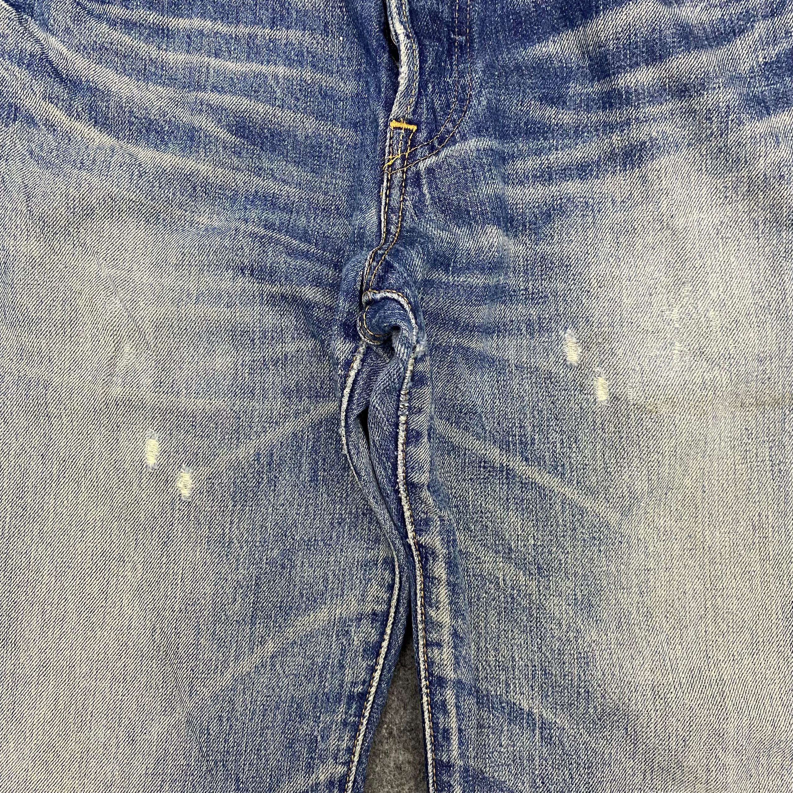 Levi's 💥Best Offer💥Vintage Levis 501 Distressed Denim Size US 31 - 11 Thumbnail