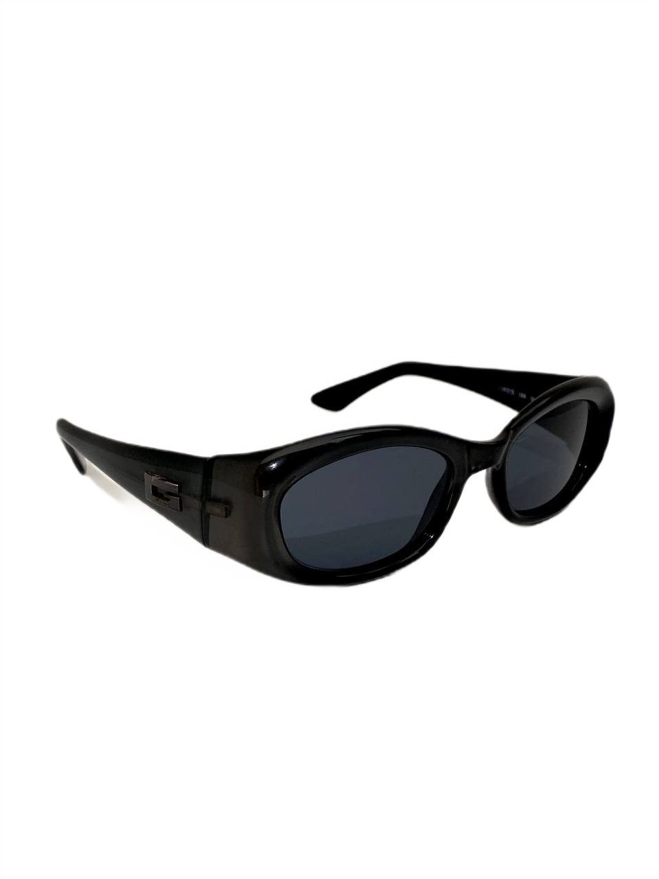 小物 GUCCI by TOM FORD oval sunglasses black Gucci x Tom Ford GG Logo Oval Shield Vintage Sunglasses Y2K