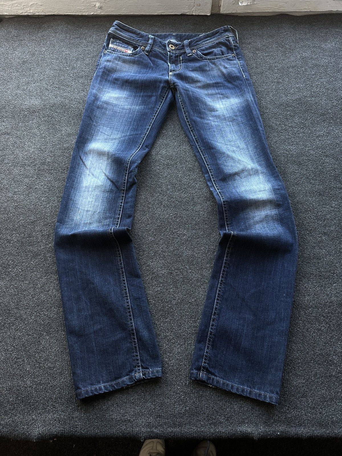 Diesel OPIUM 🚨 DIESEL WMN DENIM JEANS AVANT GARDE Y2K IFSIXWASNINE Size 26" / US 2 / IT 38 - 2 Thumbnail