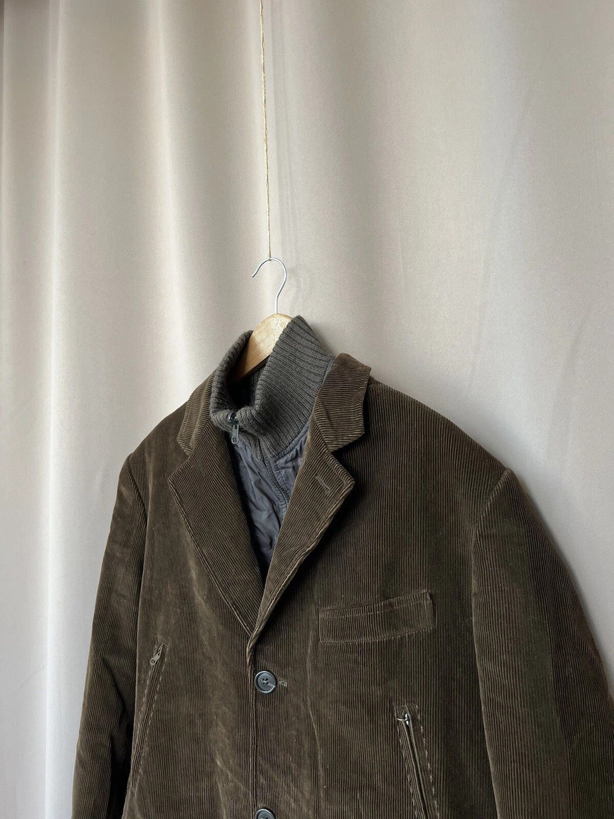 Fay Fay Double Coat Mens Size XL Velvet Button Jacket Vintage Size US XL / EU 56 / 4 - 4 Thumbnail