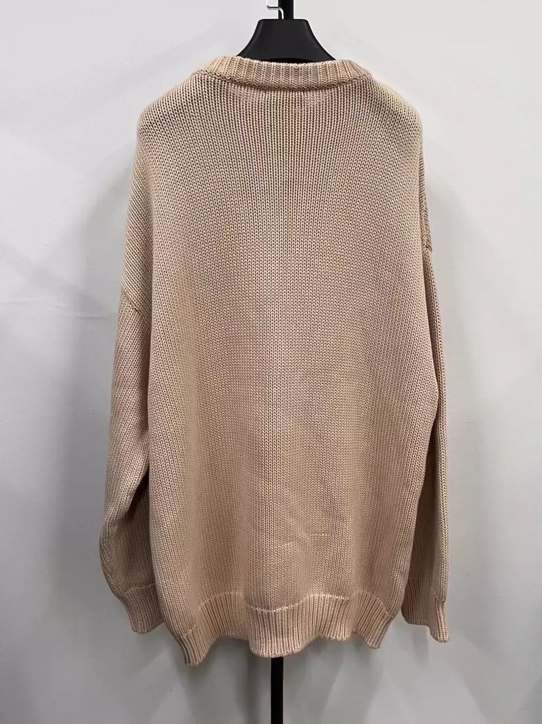 Balenciaga Balenciaga Solid Logo Long Sleeve Crew Neck Pullover Size US S / EU 44-46 / 1 - 2 Thumbnail