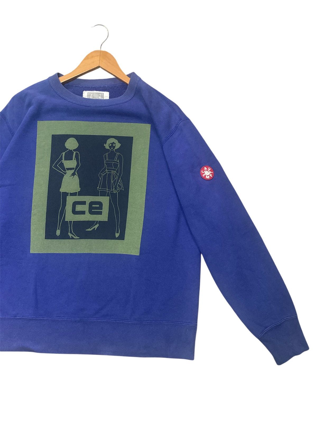Cav Empt 💥RARE💥 VINTAGE CAV EMPT OTHER SIDE BLUE CREWNECT SWEATSHIRT💥 Size US L / EU 52-54 / 3 - 2 Thumbnail
