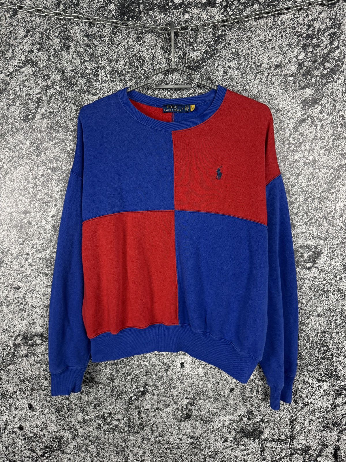 Polo Ralph Lauren Polo Ralph Lauren Colorblock Sweatshirt Spellout Logo Size M Size M / US 6-8 / IT 42-44 - 2 Thumbnail