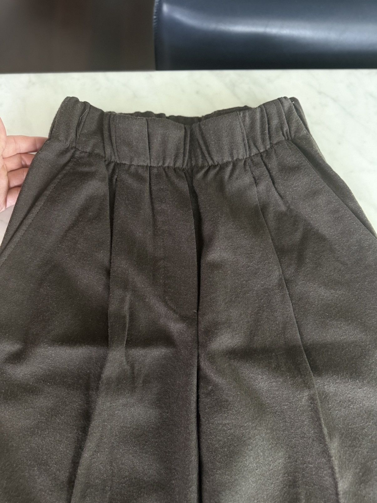 Massimo Dutti Massimo Dutti Brown Double Breasted Blazer Wide Trouser Set Size XS / US 0-2 / IT 36-38 - 7 Thumbnail