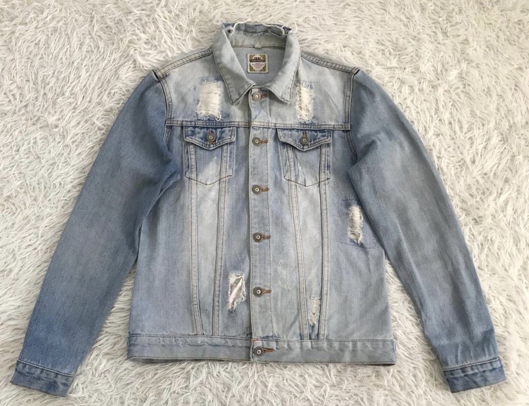 Jeans Fashion Philosophy Distress Denim Jacket